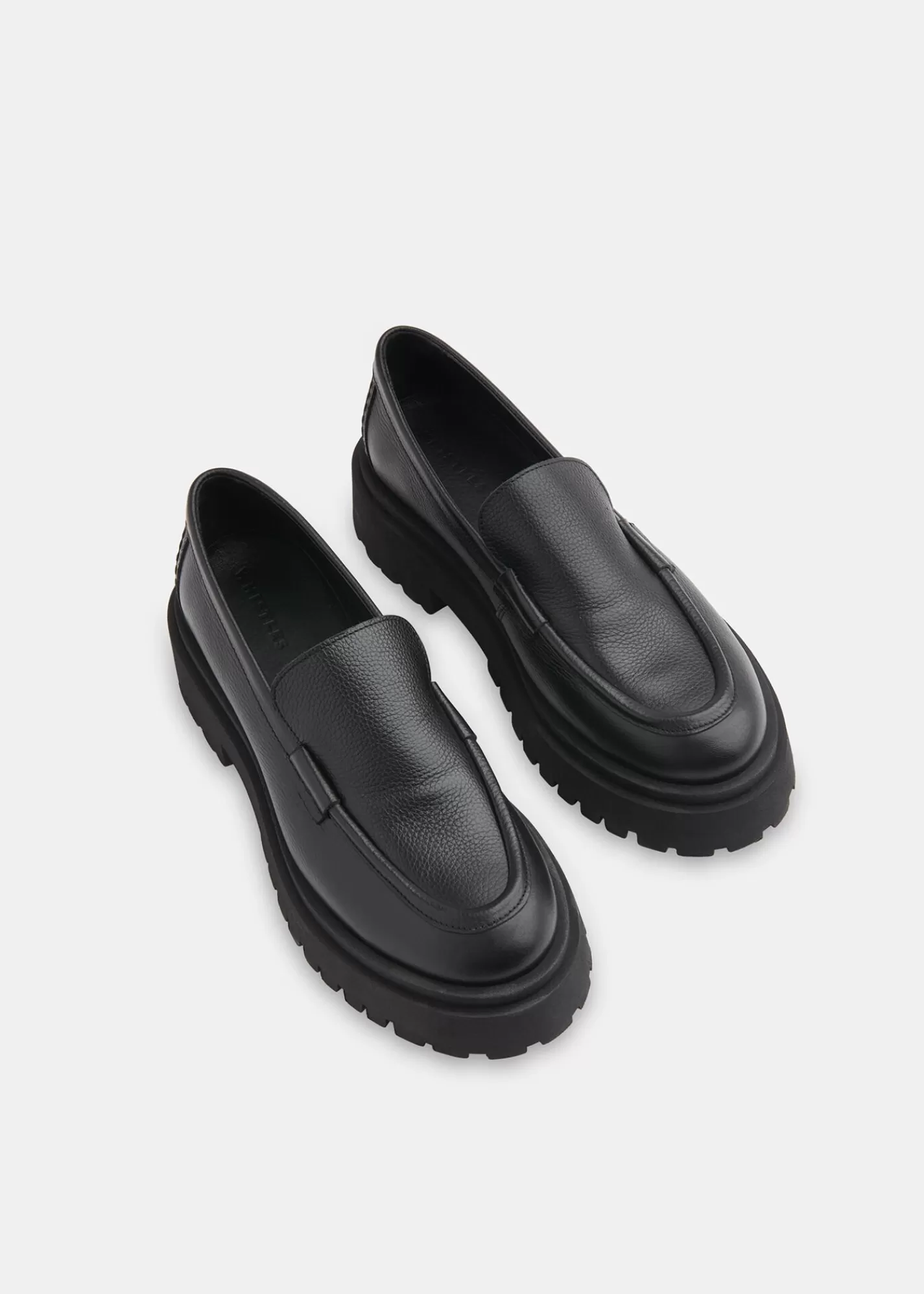 Whistles Flat Shoes | Leather*Aerton Chunky Loafer Black