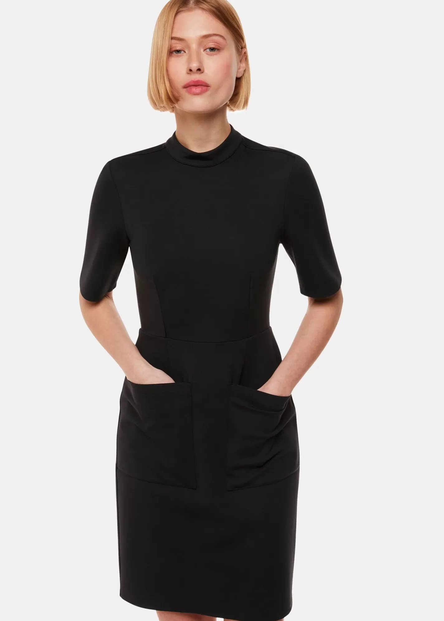 Whistles Dresses*Alma Ponte Shift Dress Black