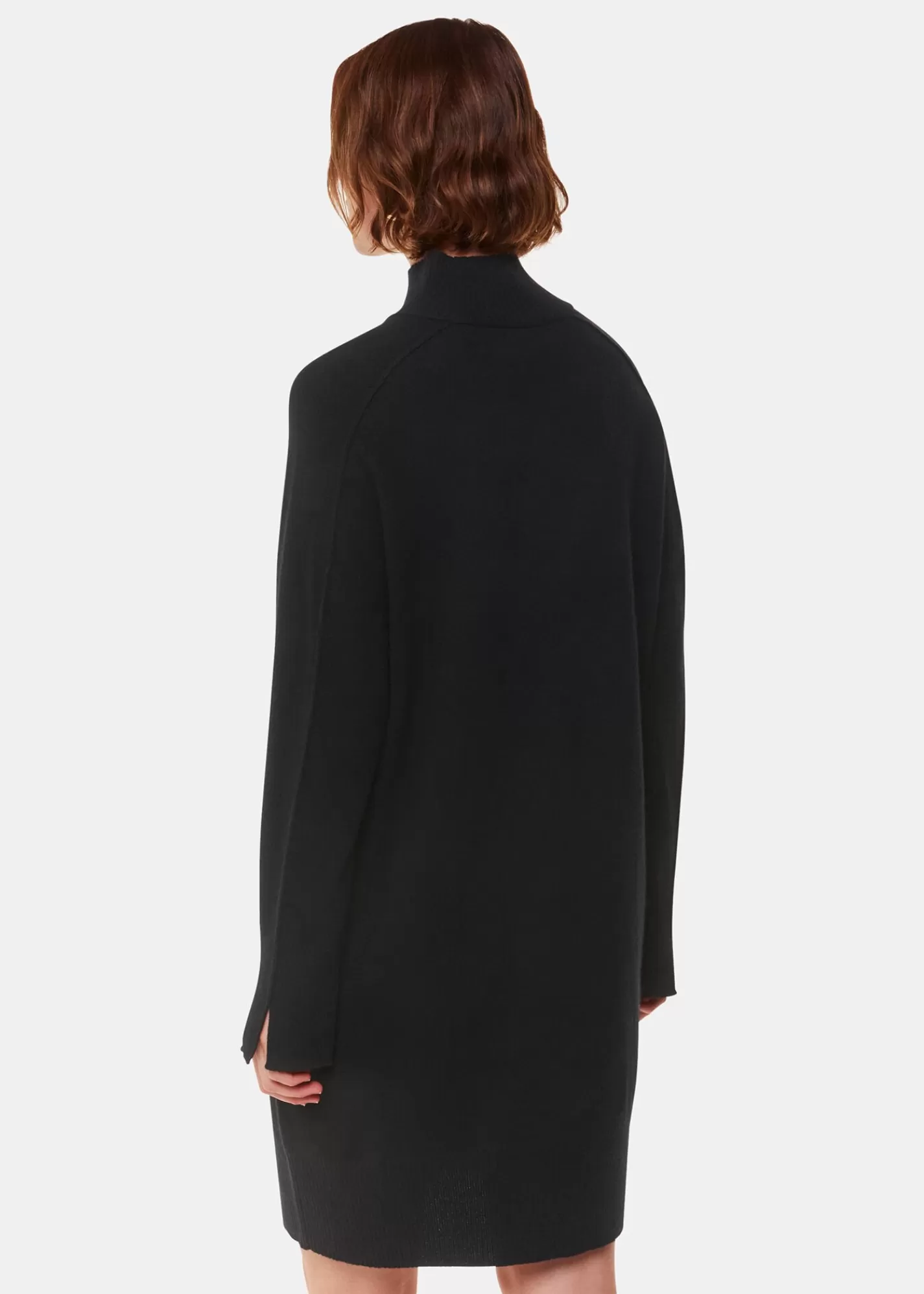 Whistles Knitwear & Cashmere | Dresses*Cashmere Funnel Neck Dress Black