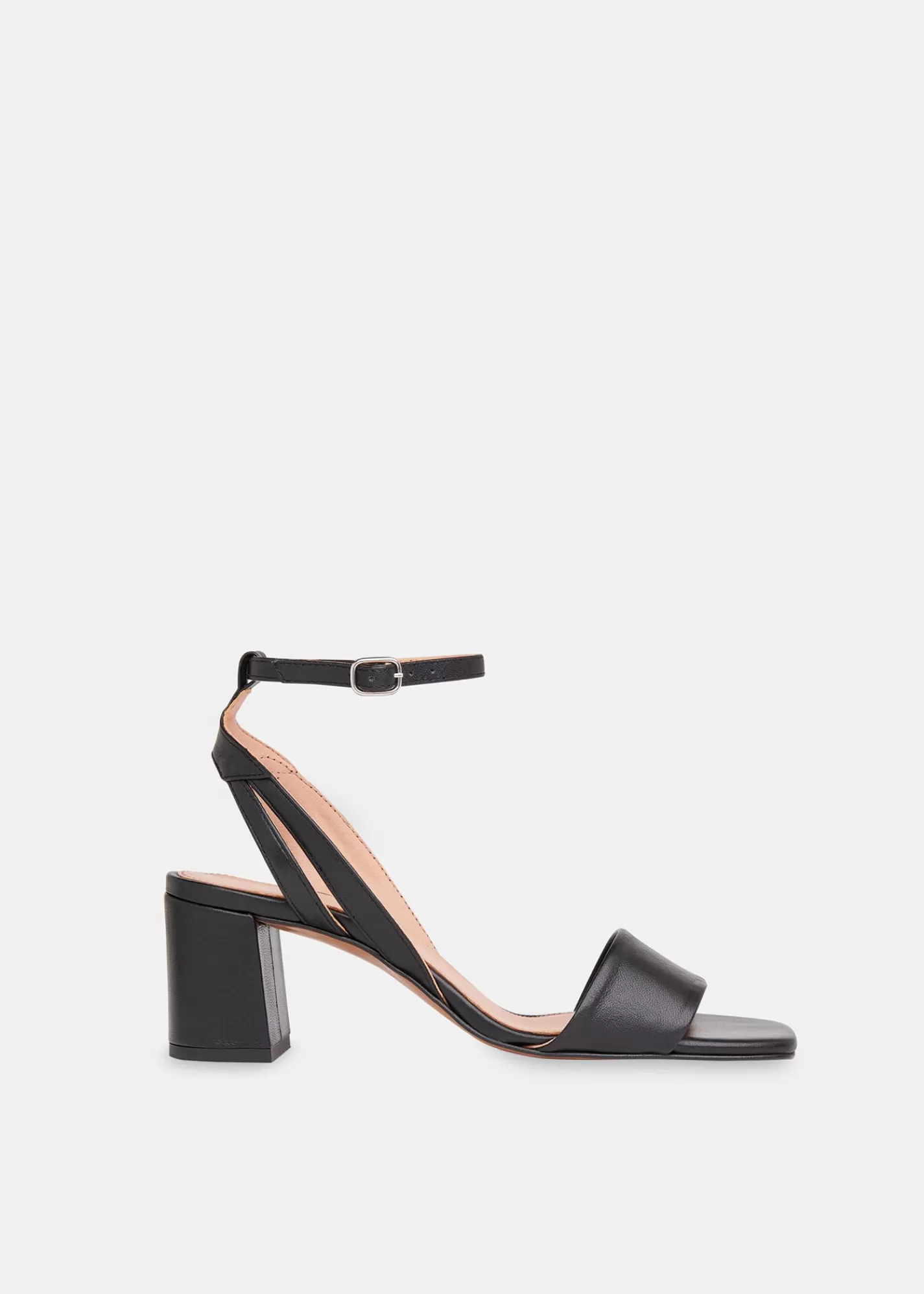 Whistles Heels | Leather*Eden Block Heel Sandal Black