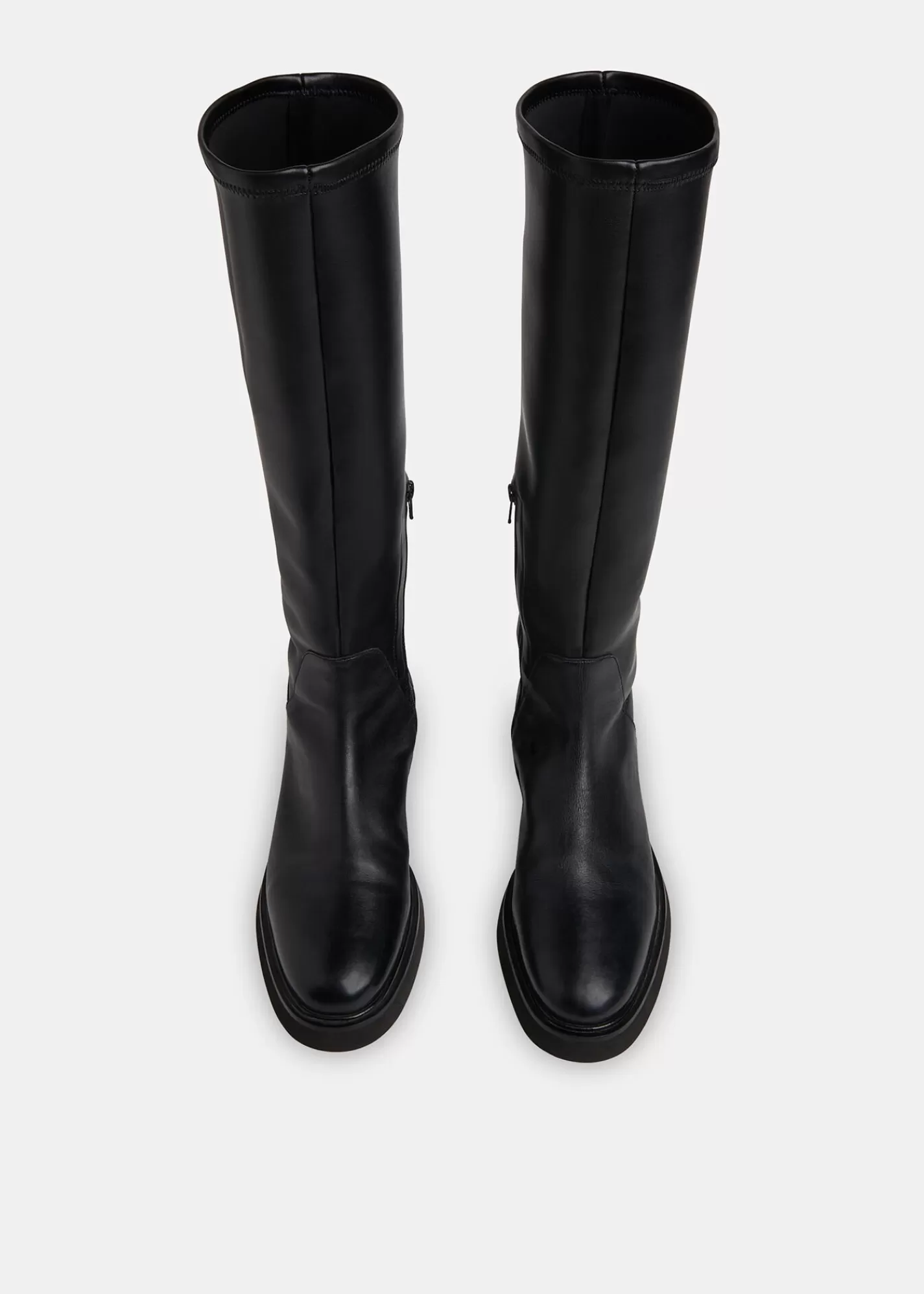 Whistles Boots | Leather*Quin Stretch Knee High Boot Black