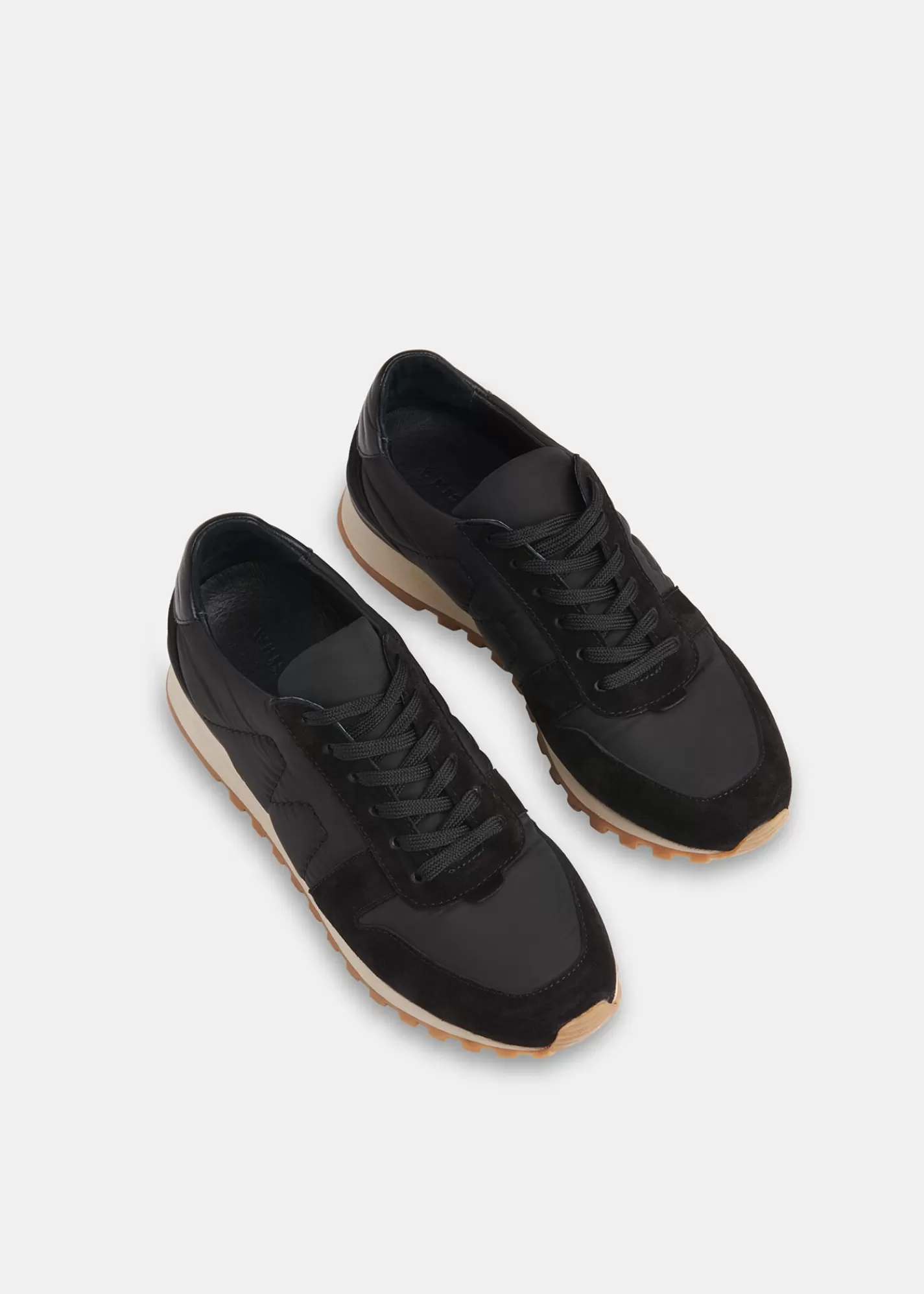 Whistles Trainers*Silas Padded Runner Black