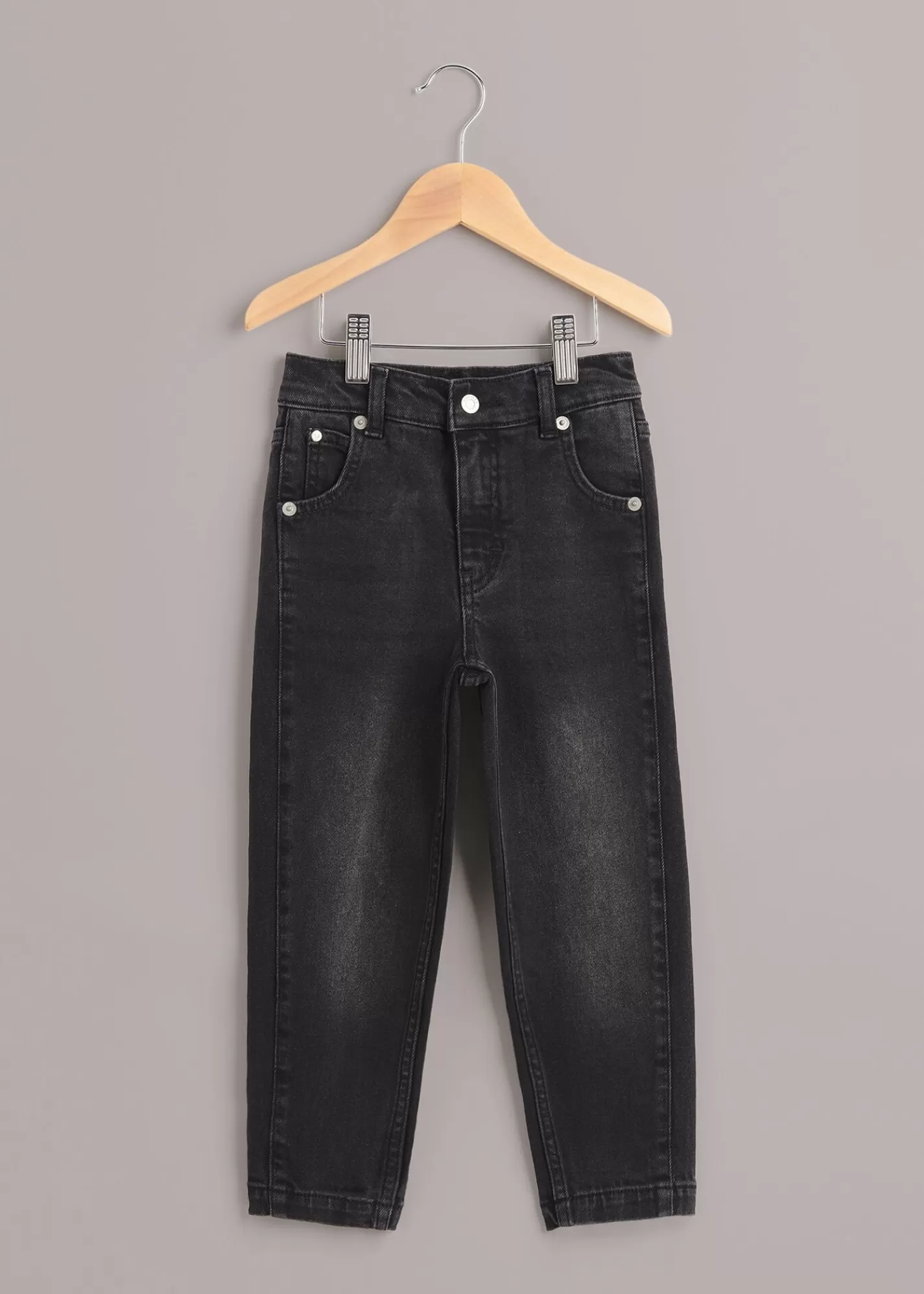 Whistles Bottoms*Stretch Barrel Leg Jean Black