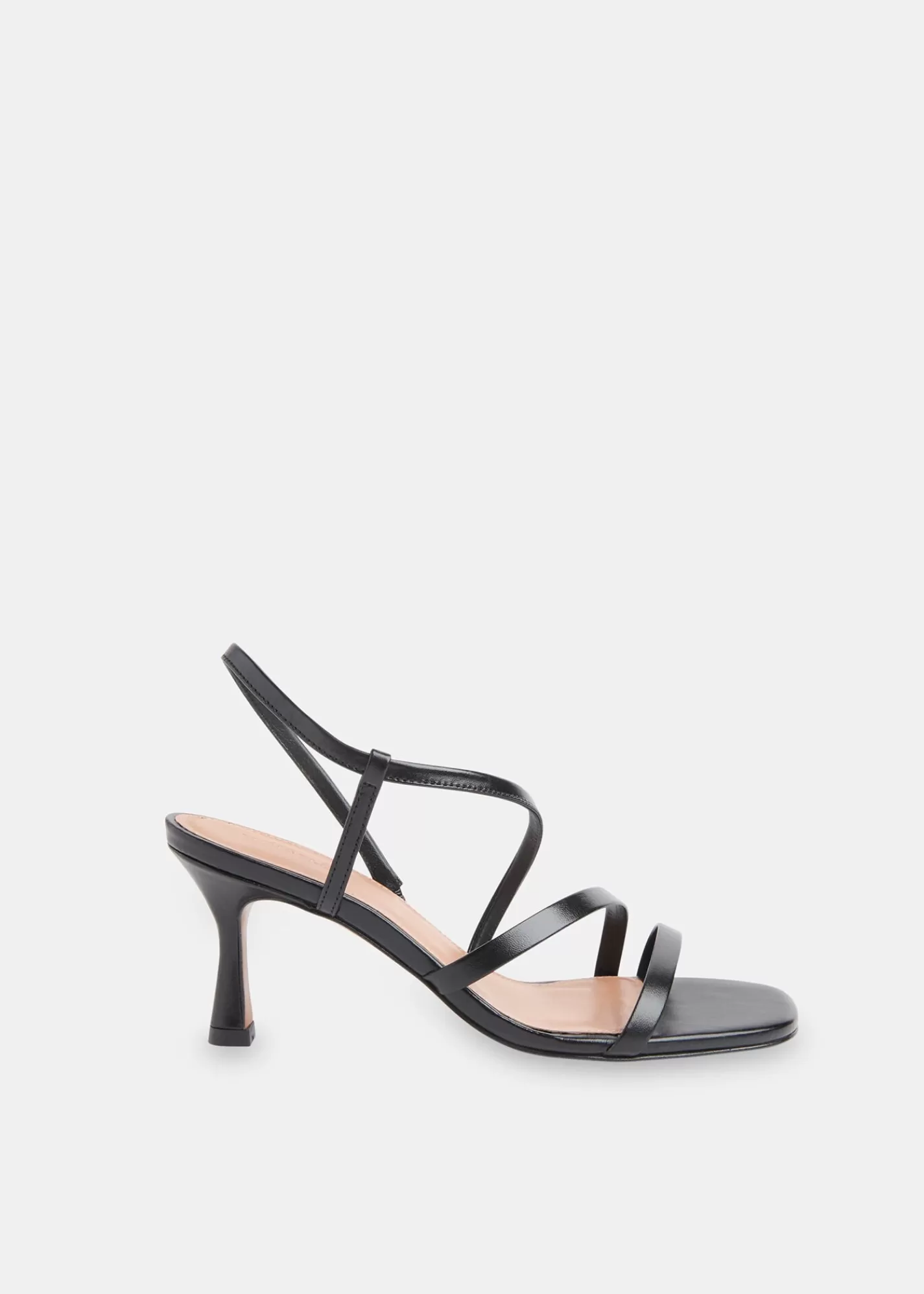 Whistles Heels | Leather*Tenley Strappy Heeled Sandal Black