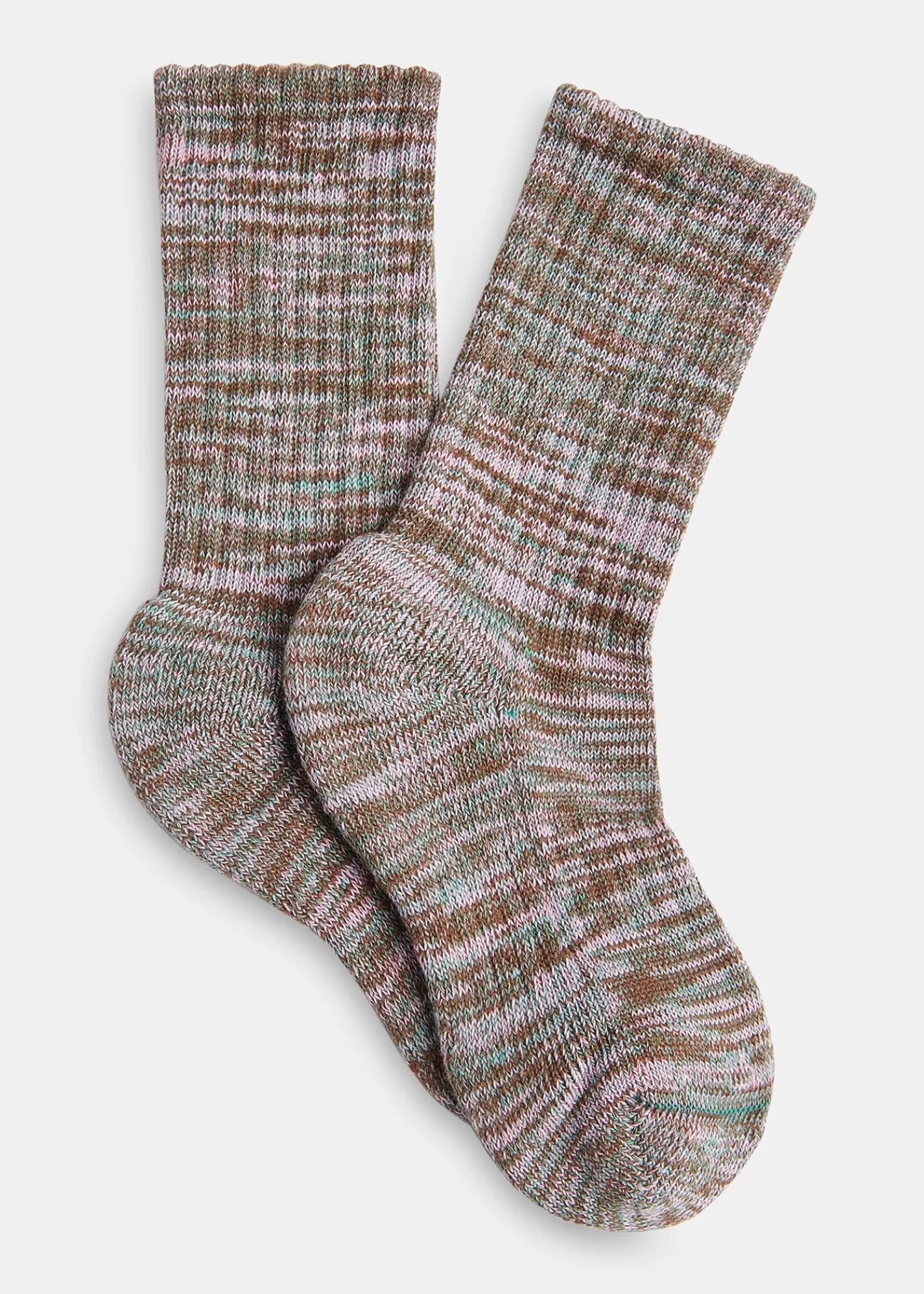 Whistles Socks & Tights*Brown Chunky Marl Socks Brown/Multi