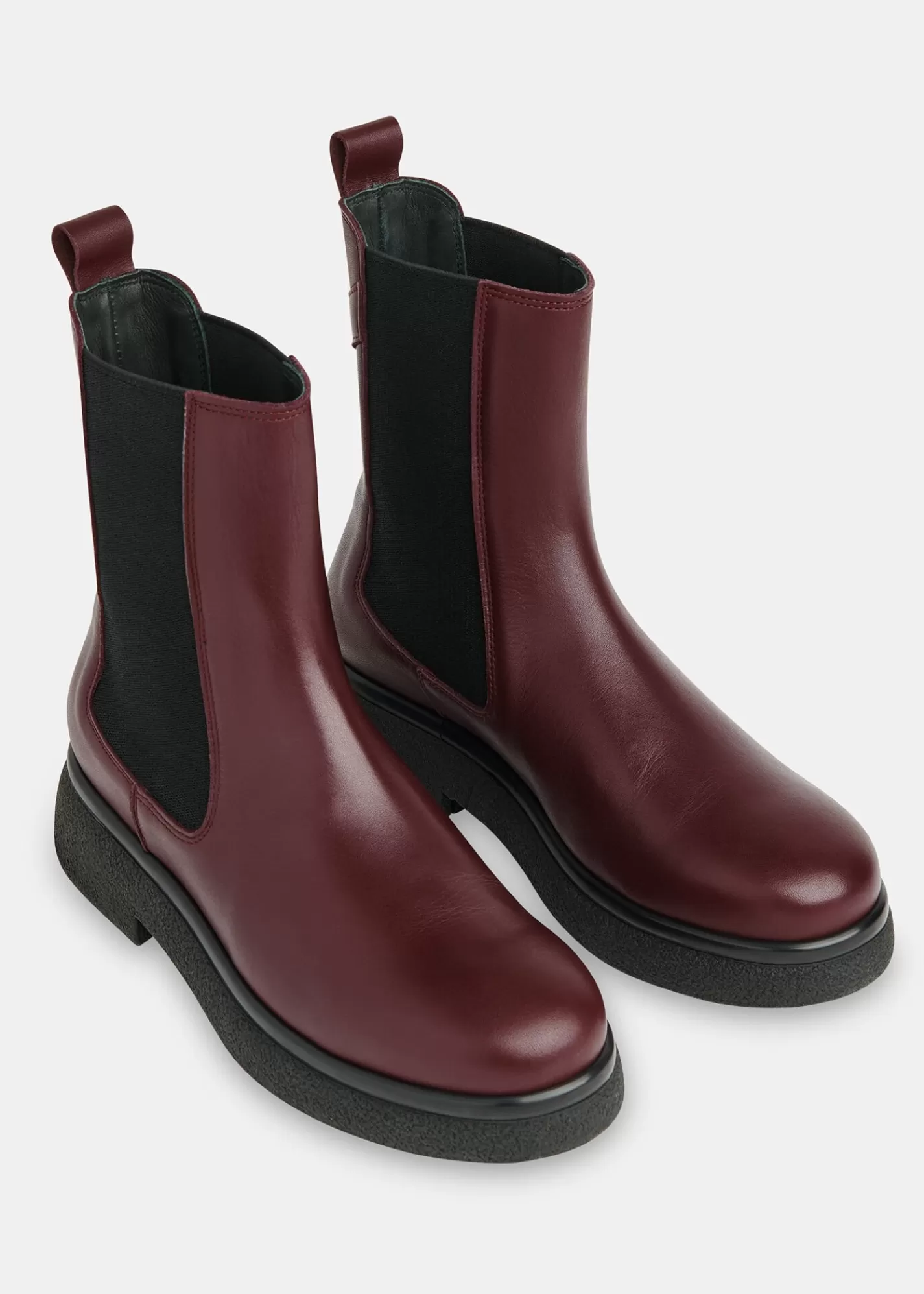 Whistles Boots*Aelin Chelsea Boot Burgundy