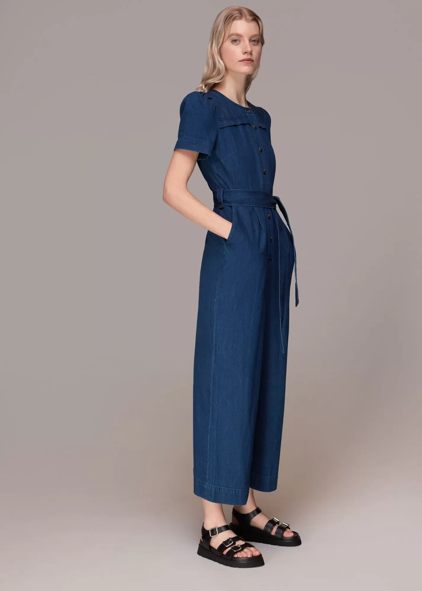 Whistles Jumpsuits*Alana Jumpsuit Denim