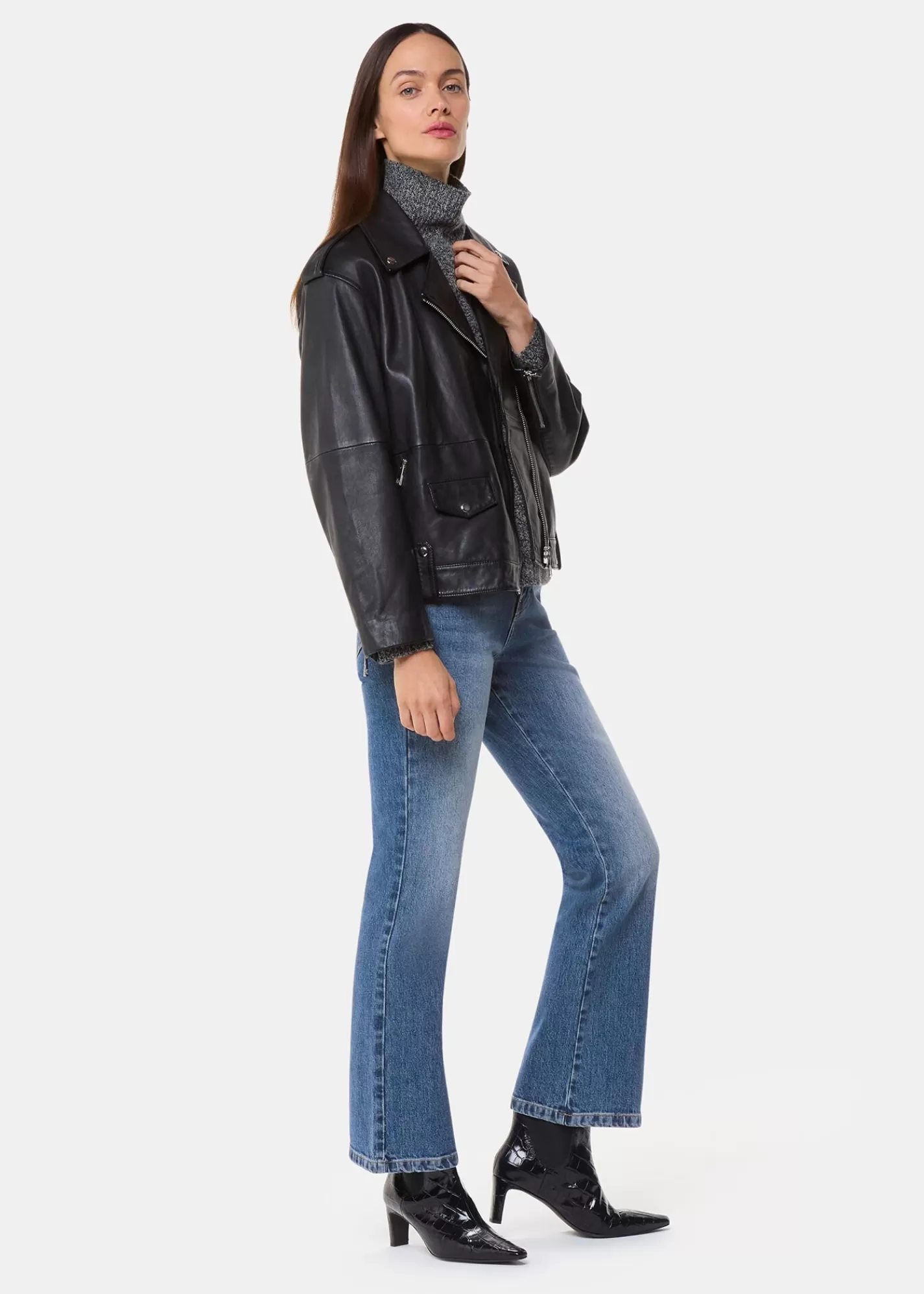 Whistles Jeans*Stretch Bootcut Jean Denim