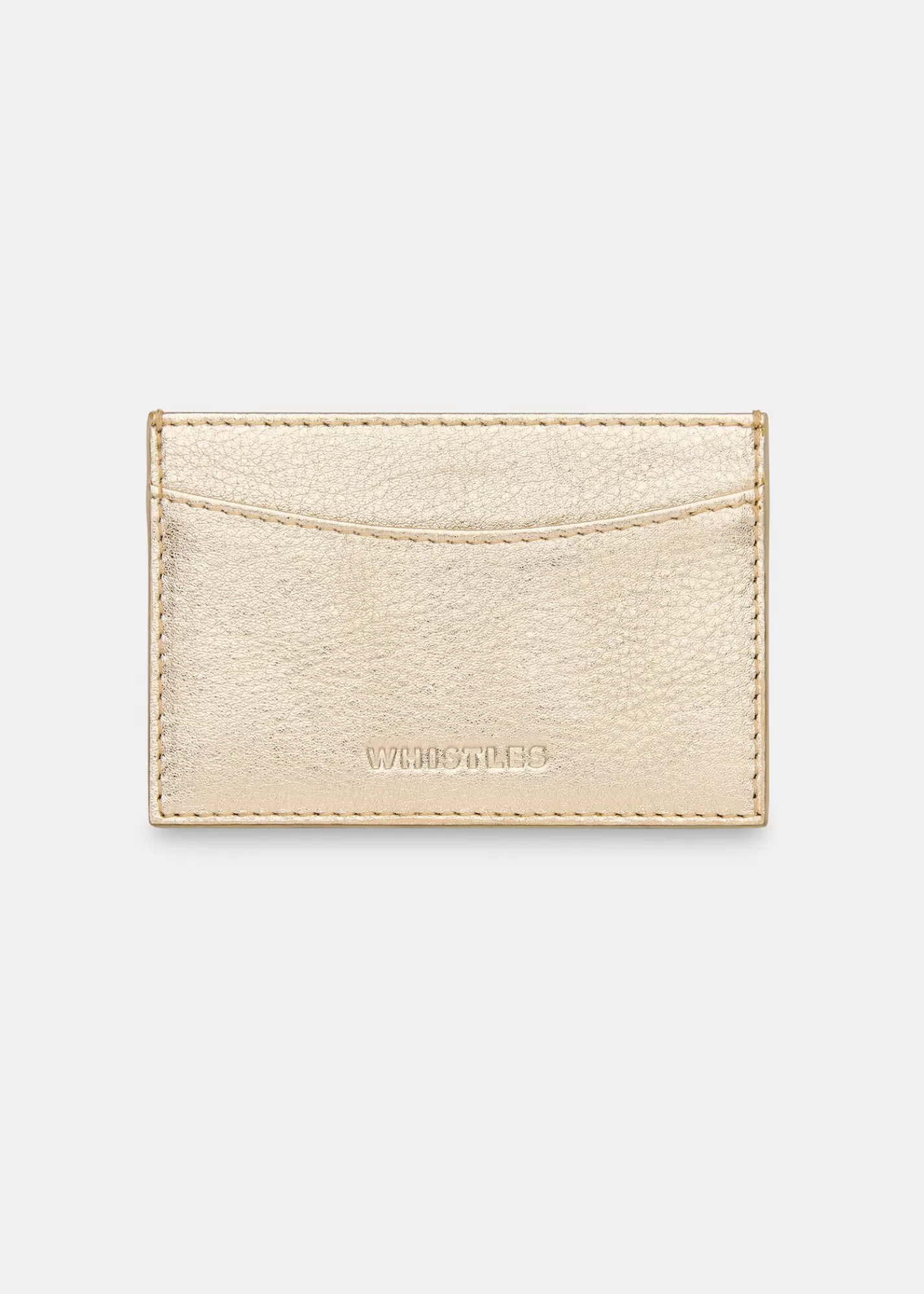 Whistles Wallets & Cardholders | Leather*Card holder Gold