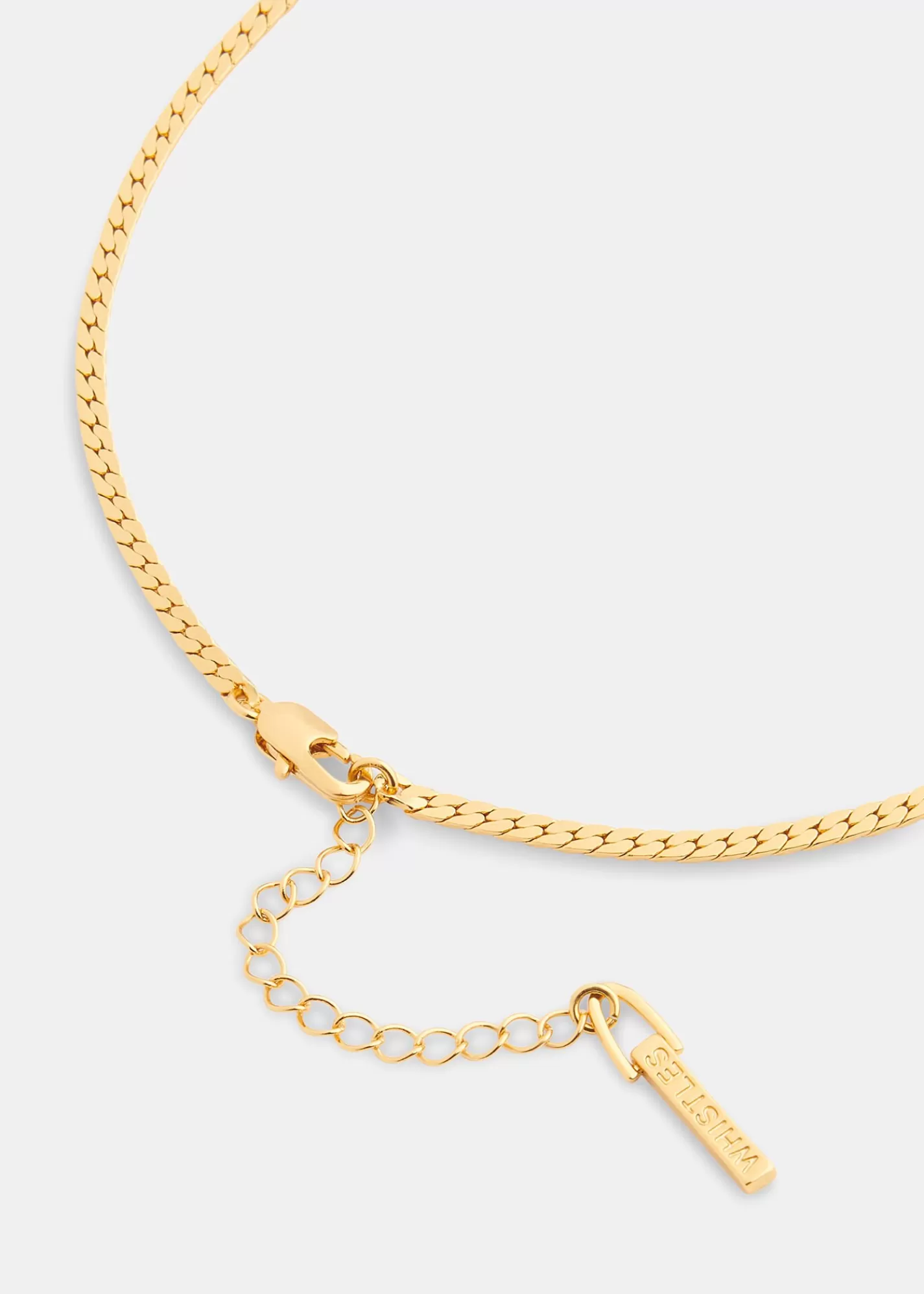 Whistles Jewellery*Classic Snake Chain Necklace Gold