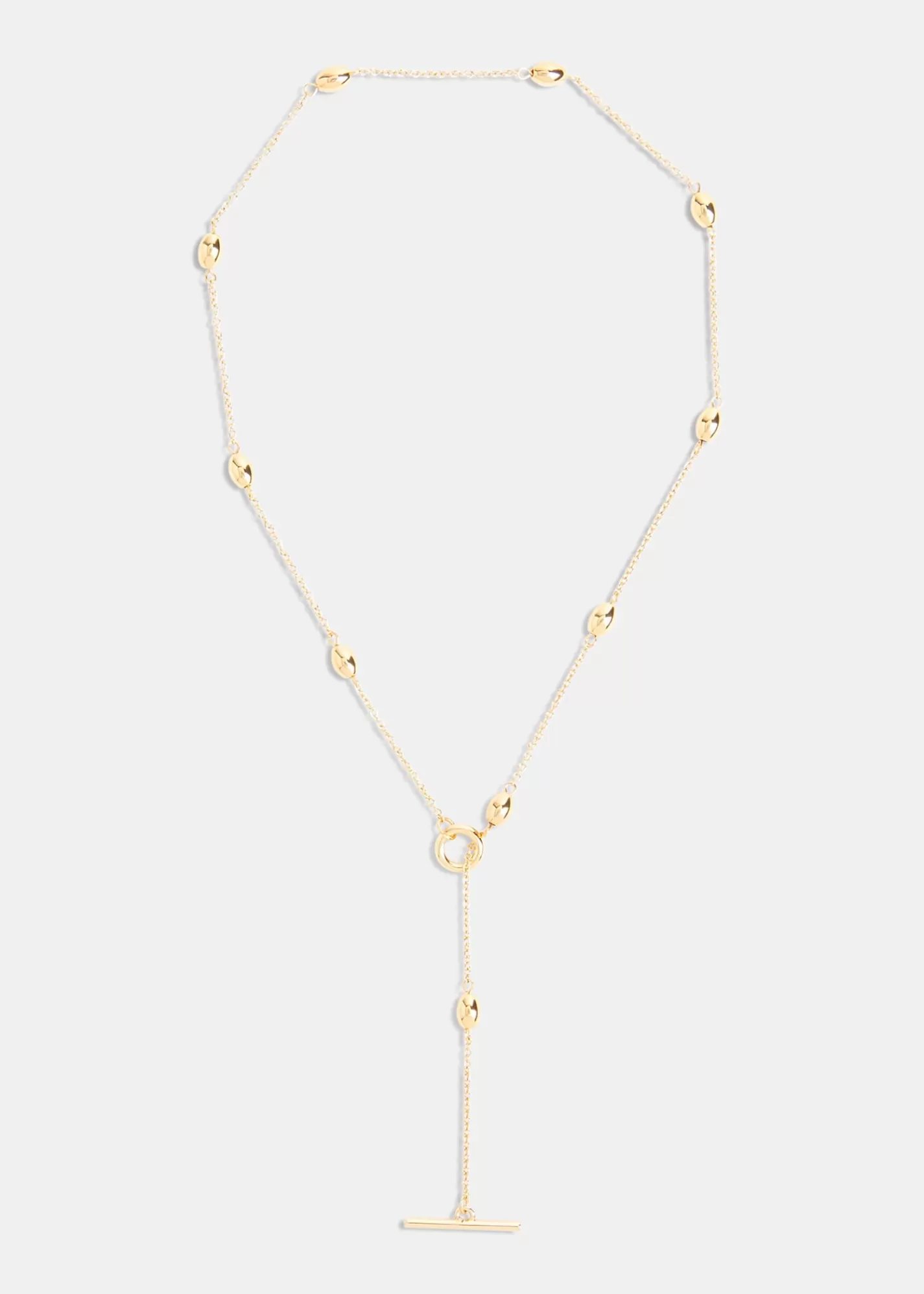 Whistles Jewellery*Oval Beaded T Bar Necklace Gold