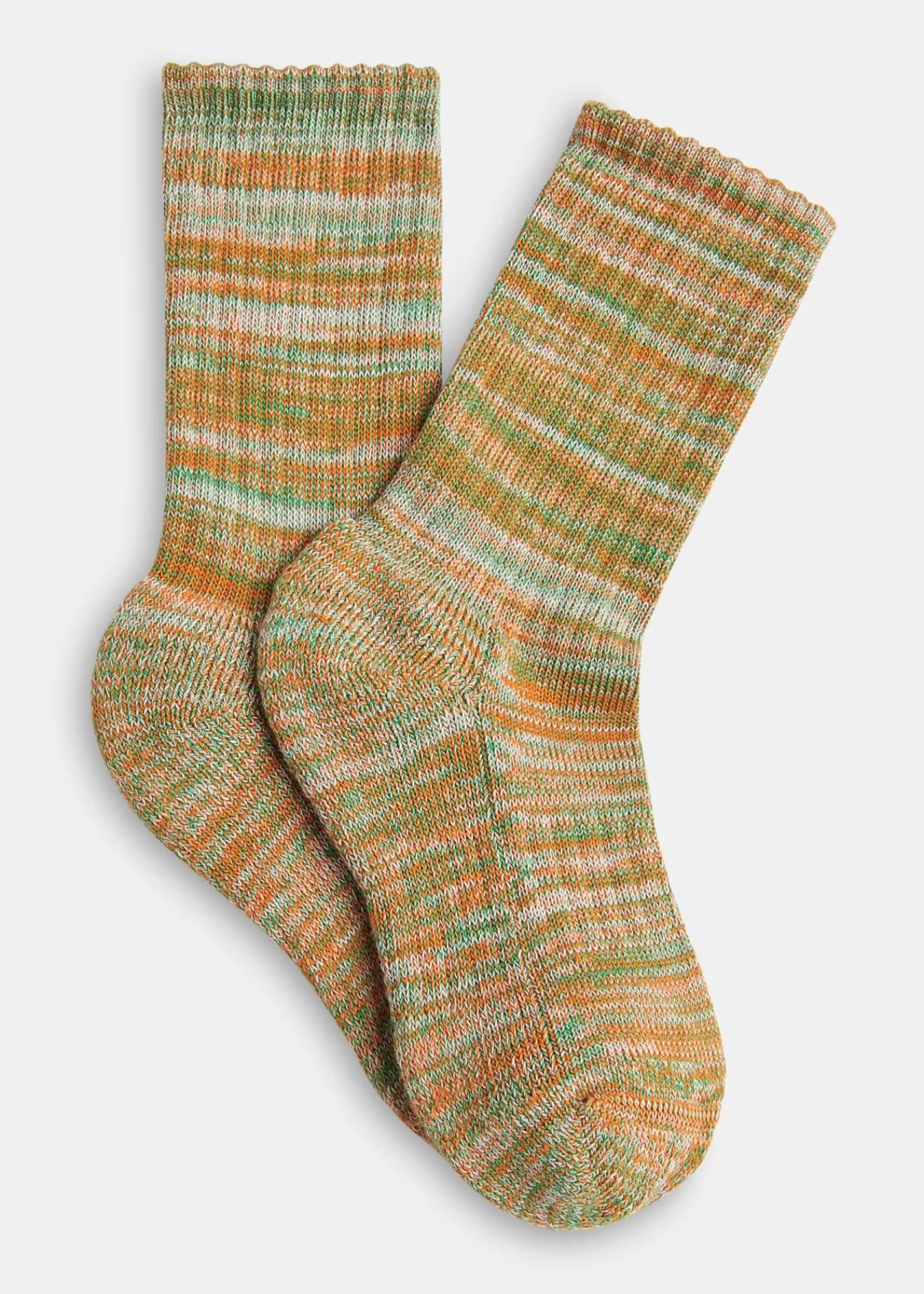 Whistles Socks & Tights*Green Chunky Marl Socks Green/Multi