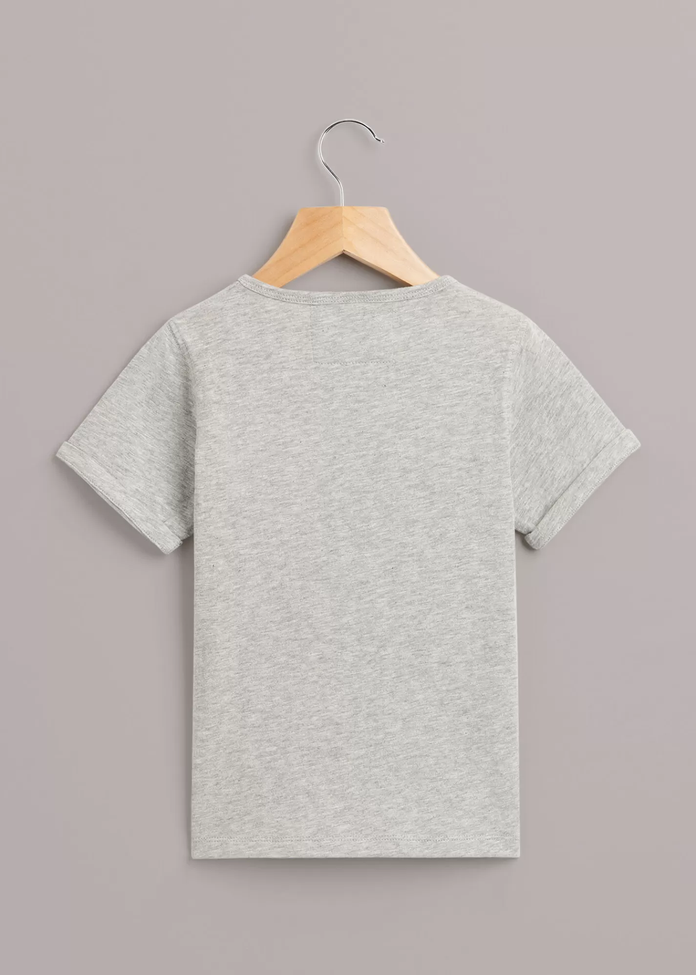 Whistles T-Shirts*Grey Marl Monster Embroidered T Shirt GreyMarl