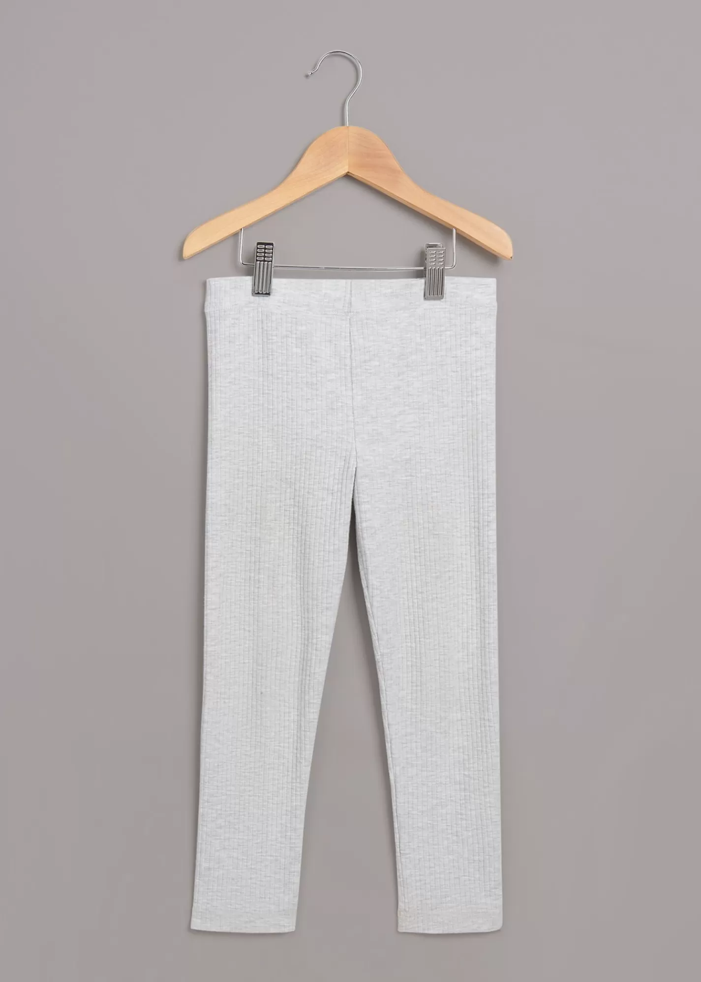 Whistles Bottoms*Grey Marl Ribbed Legging GreyMarl