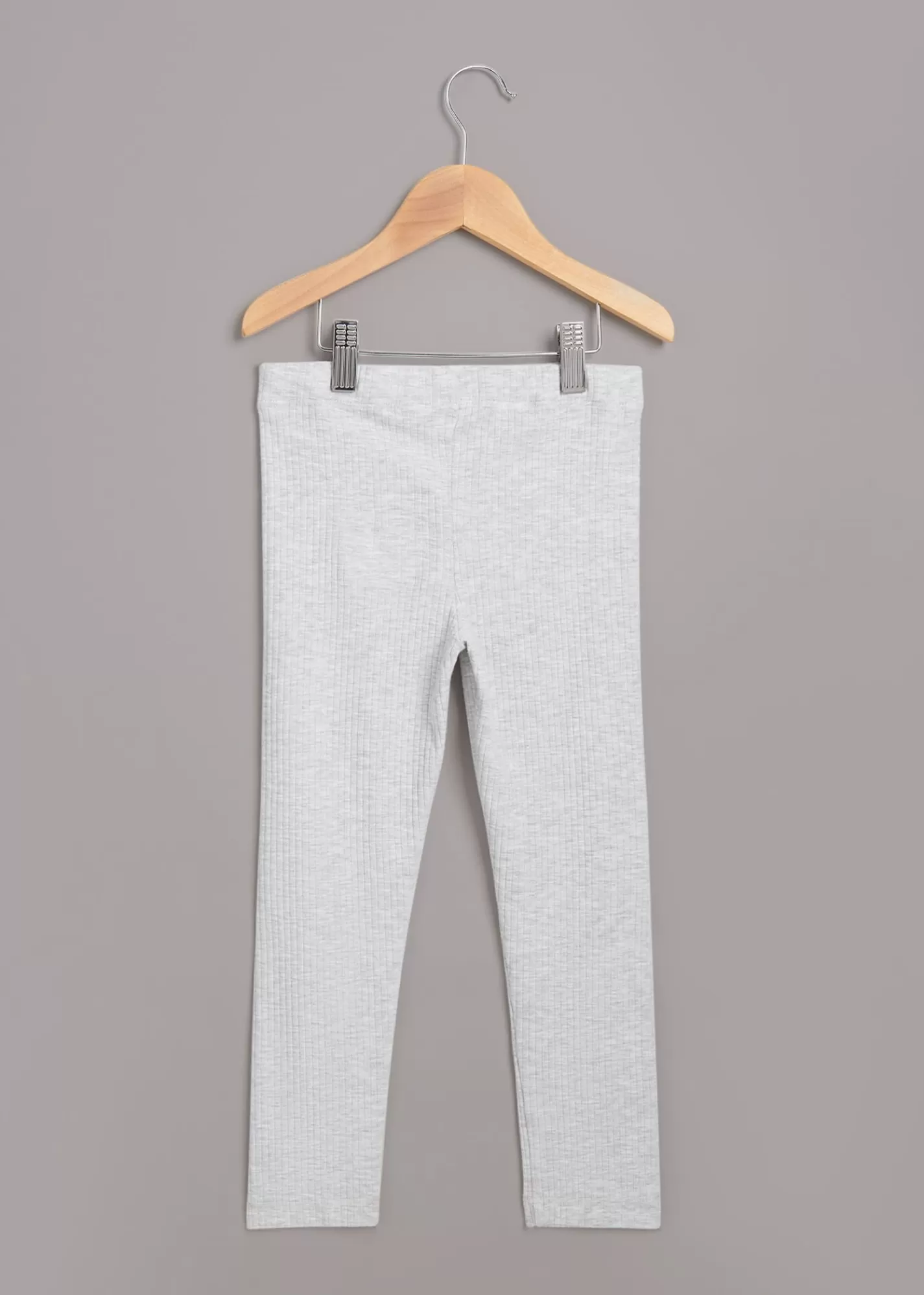 Whistles Bottoms*Grey Marl Ribbed Legging GreyMarl