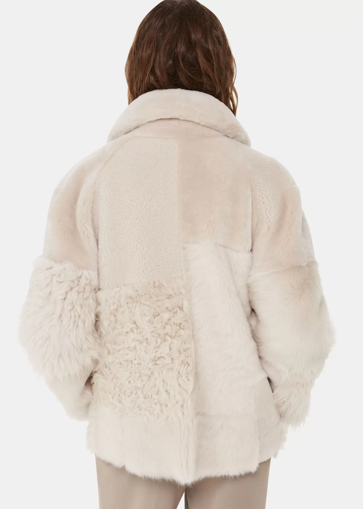 Whistles Coats & Jackets*Ivory Hema Shearling Coat Ivory/Multi