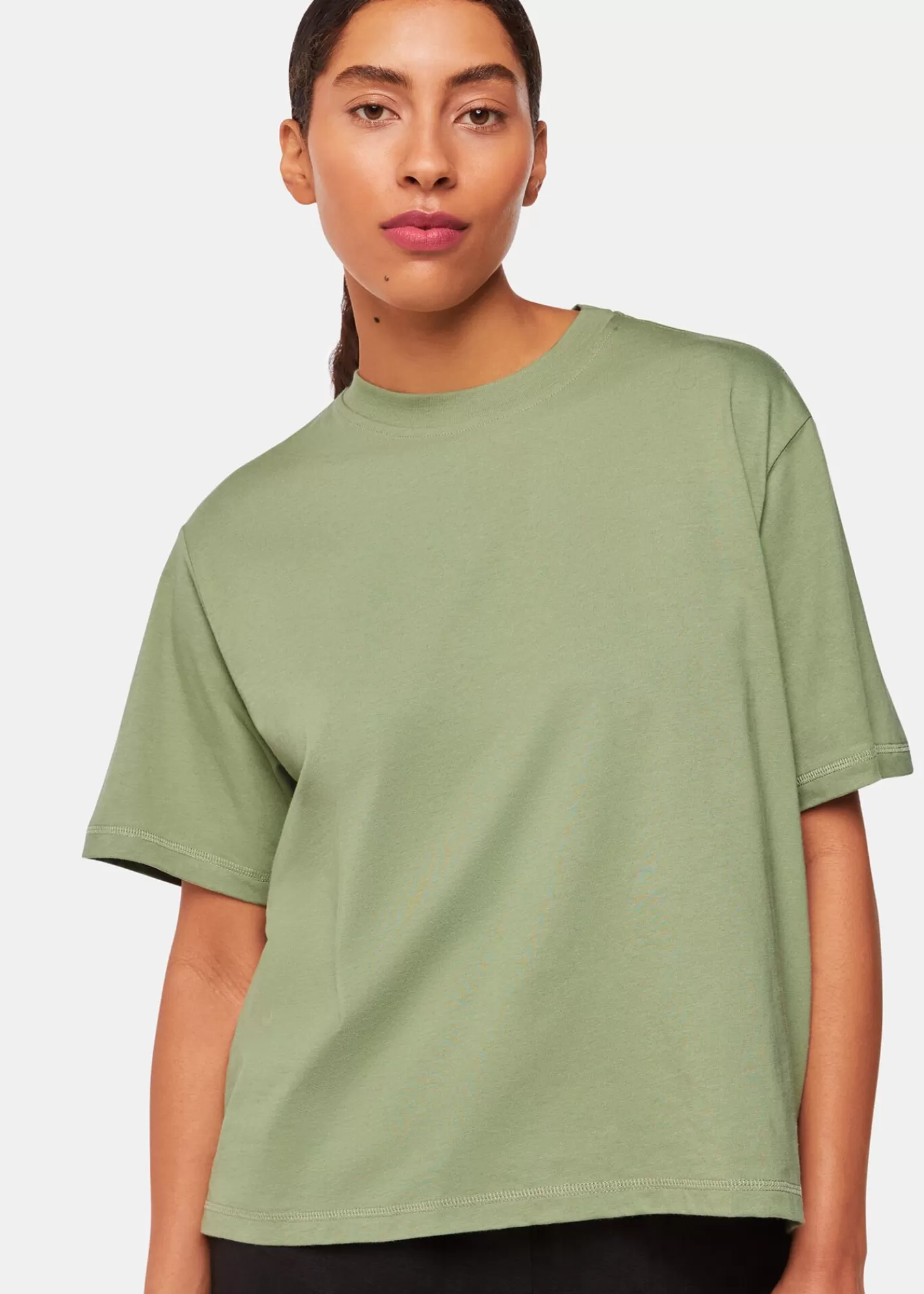 Whistles T-Shirts | Tops*Relaxed Tee Khaki