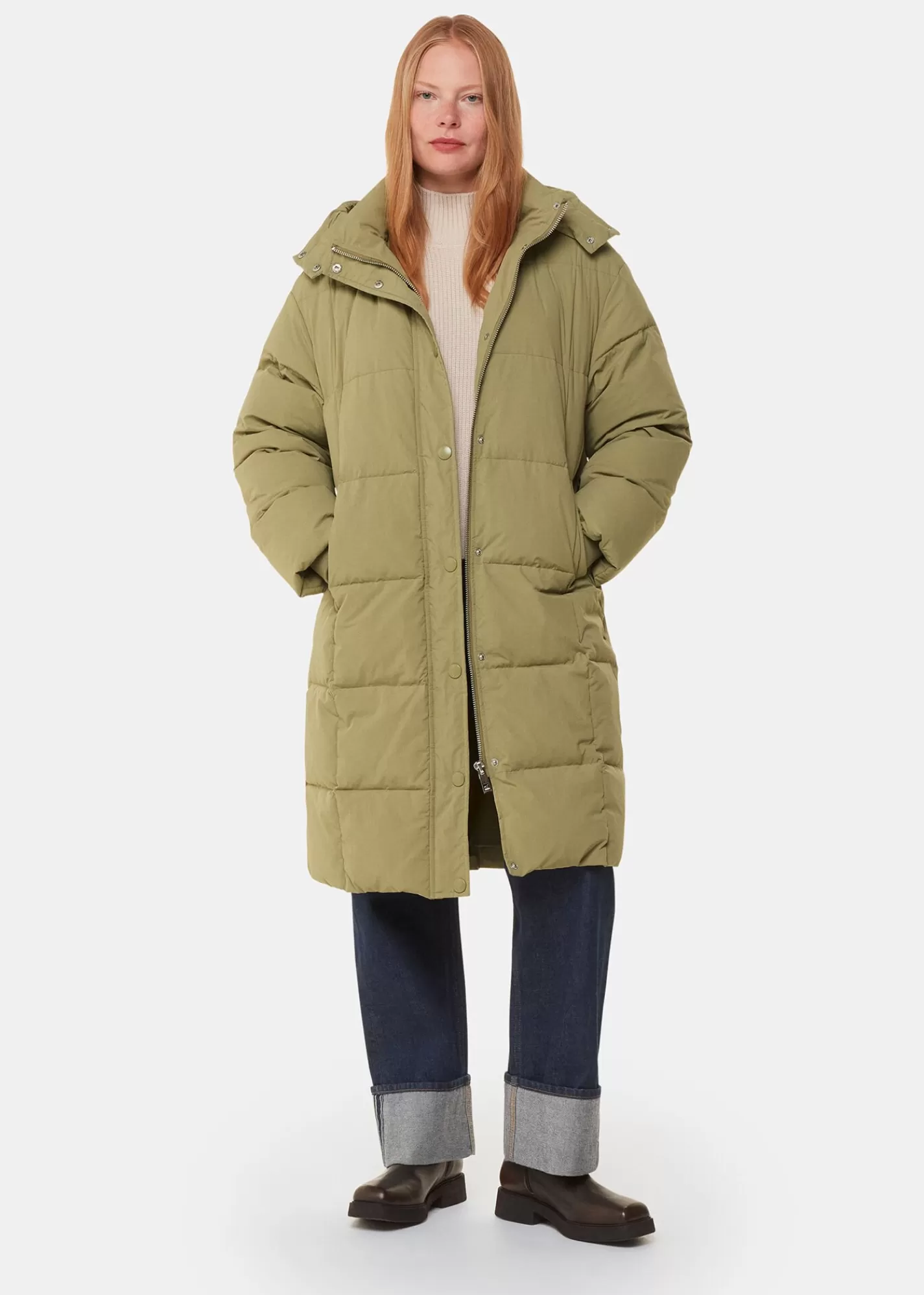 Whistles Coats & Jackets*Una Puffa Coat Khaki