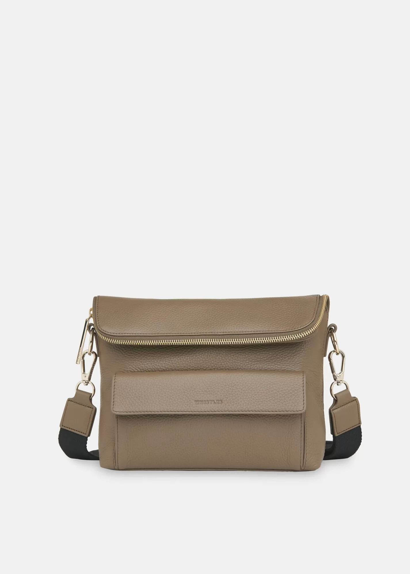 Whistles Shoulder Bags & Tote Bags | Leather*Vida Crossbody Bag Khaki