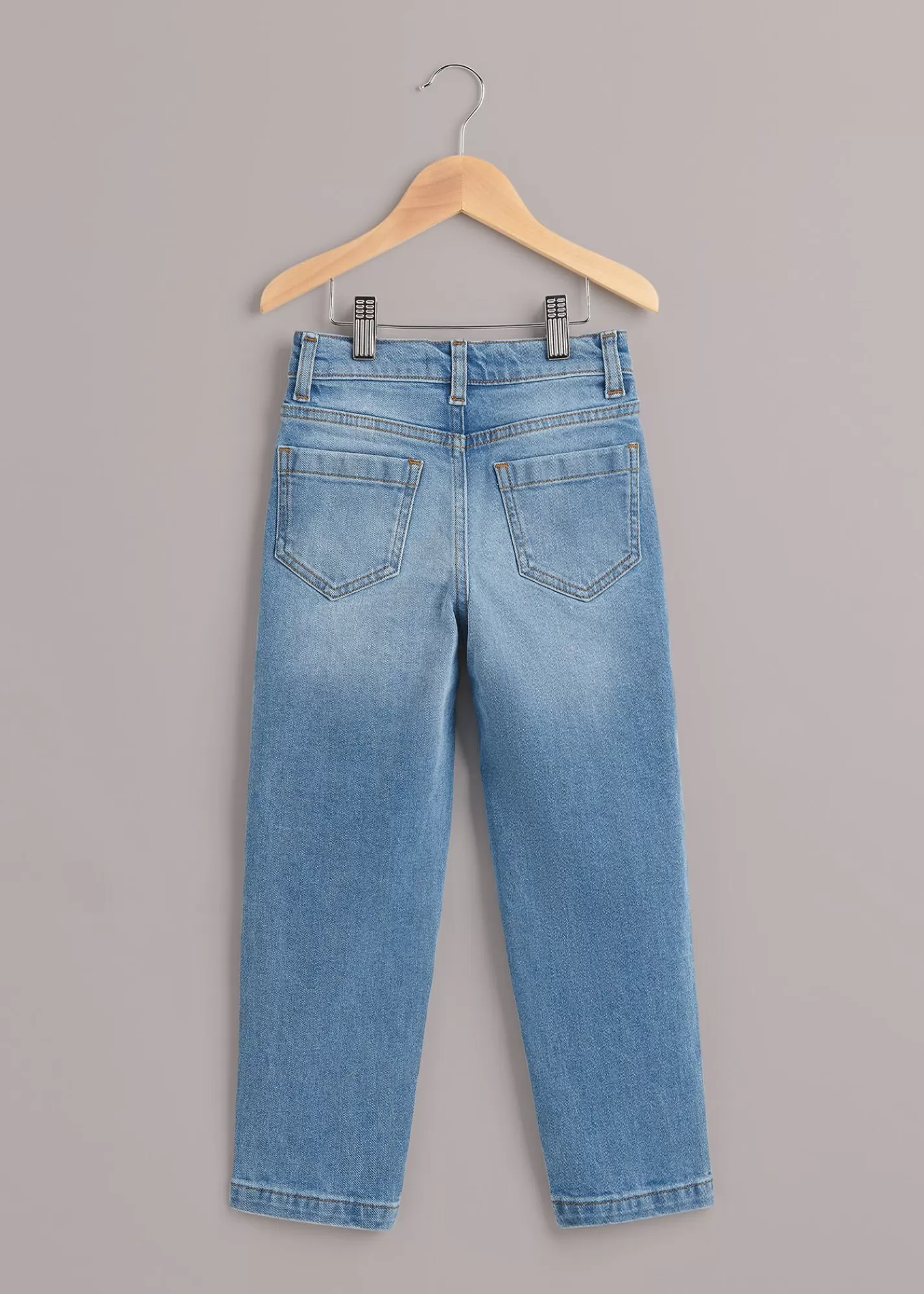 Whistles Bottoms*Light Wash Stretch Barrel Leg Jean LightWash