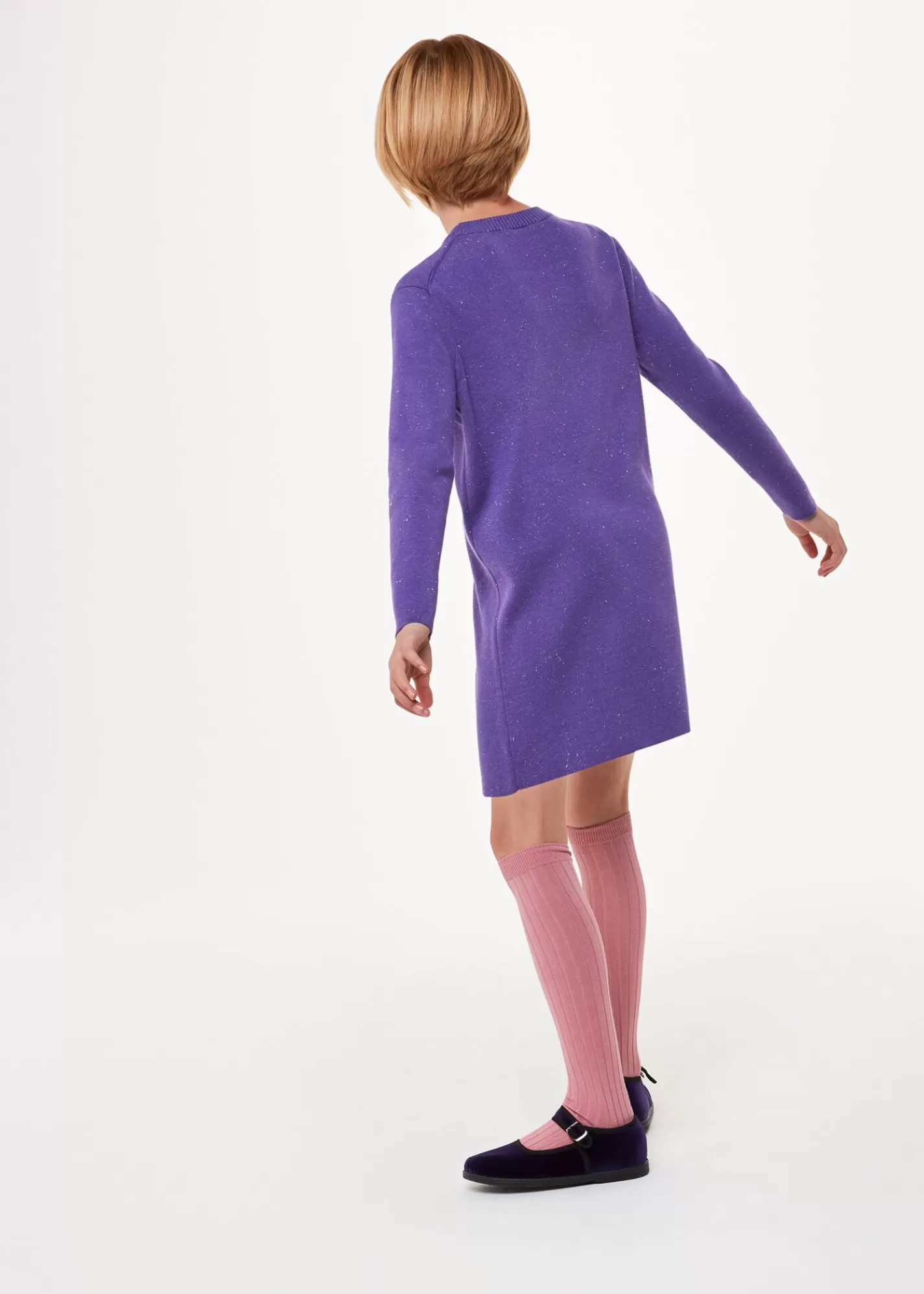 Whistles Dresses & Jumpsuits*Annie Sparkle Knit Dress Lilac