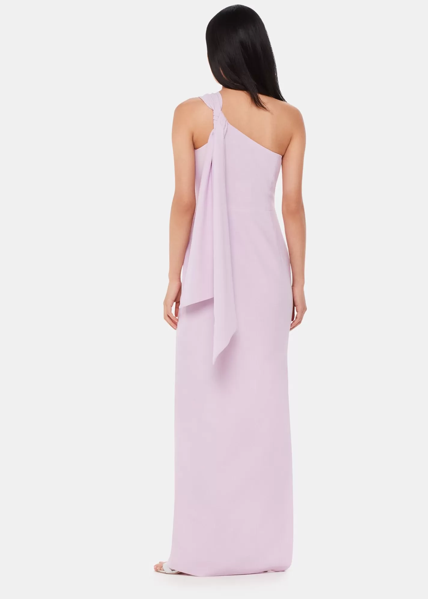 Whistles Dresses*Bethan One Shoulder Maxi Dress Lilac