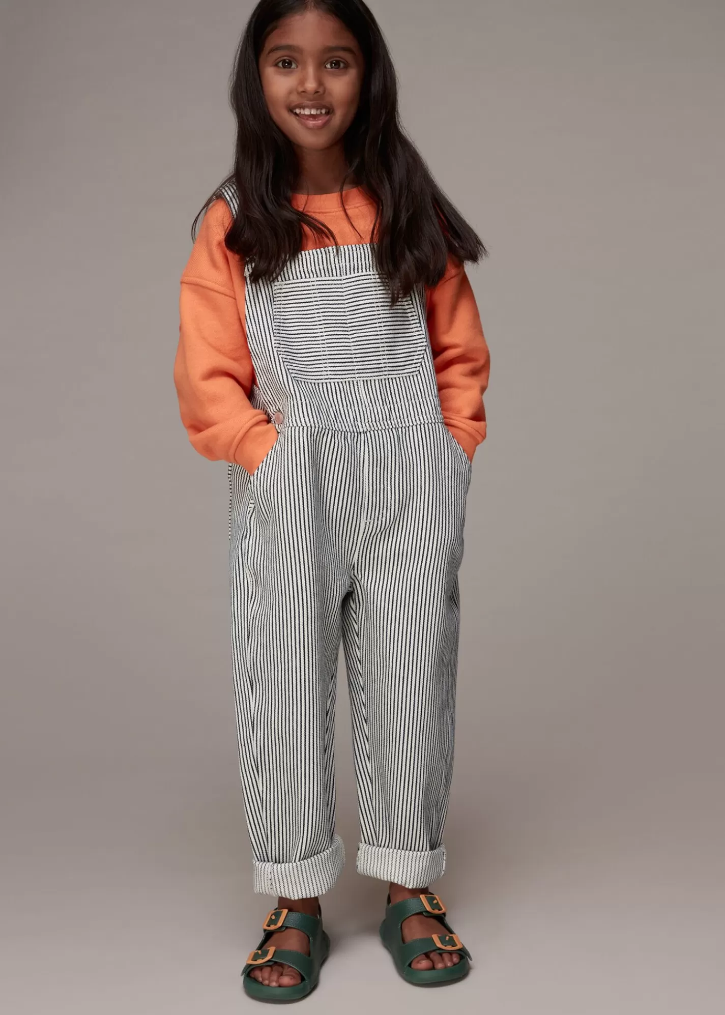 Whistles Dresses & Jumpsuits*Nico Stripe Dungaree Multicolour