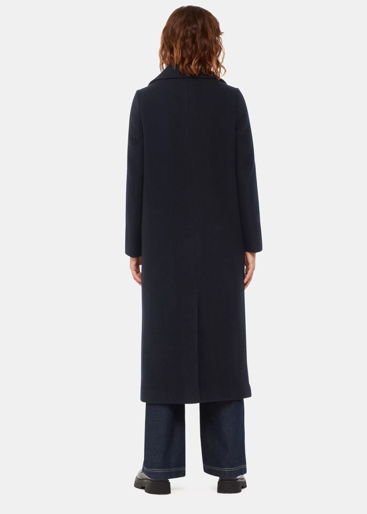 Whistles Coats & Jackets*Amalia Longline Coat Navy