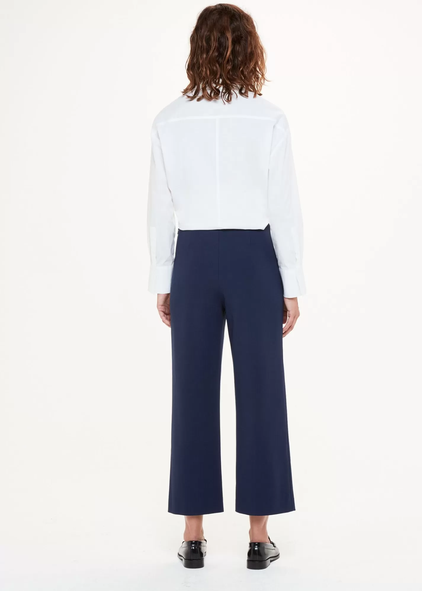 Whistles Trousers*Camilla Wide Leg Trouser Navy