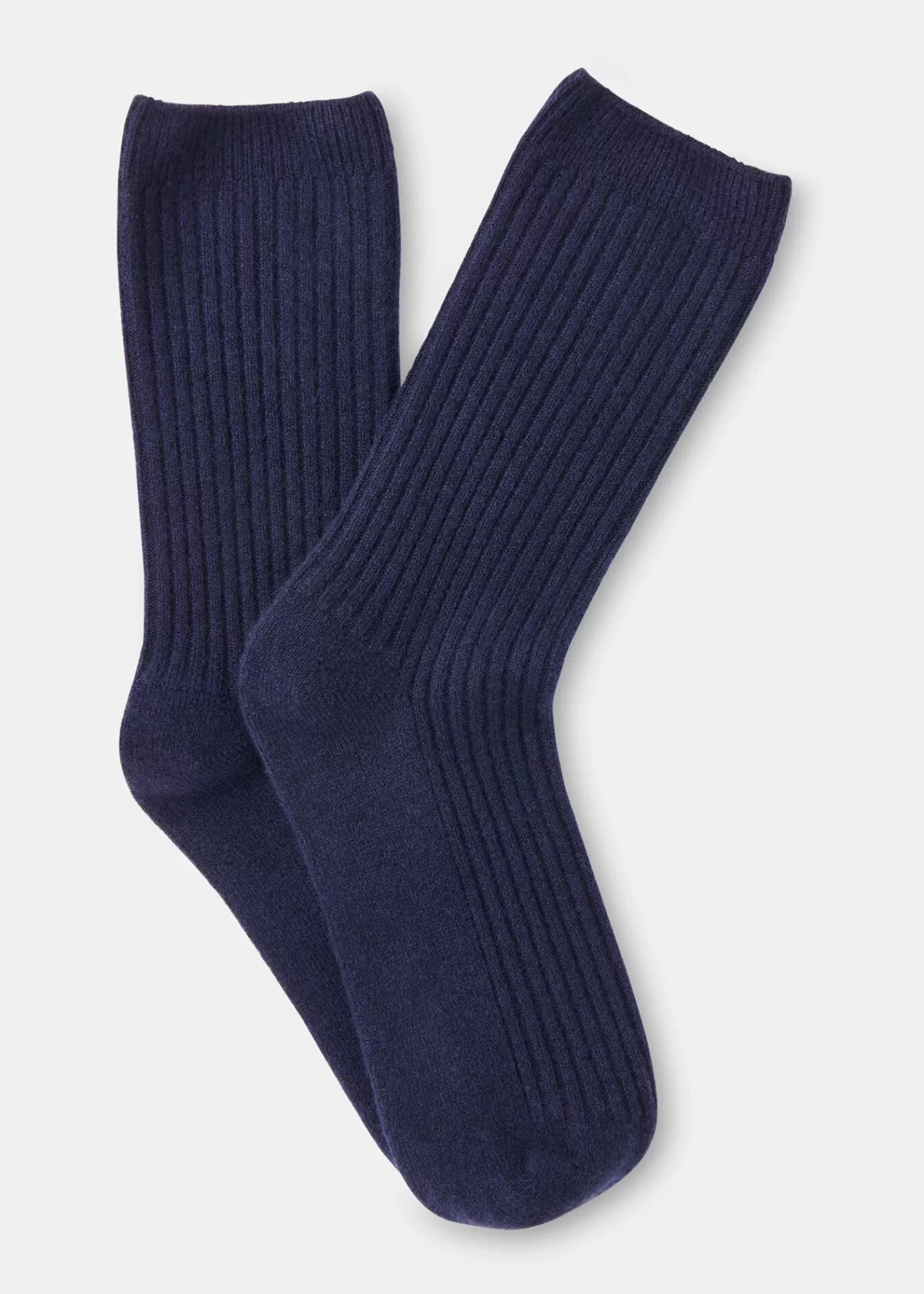 Whistles Socks & Tights*Cashmere Ribbed Socks Navy