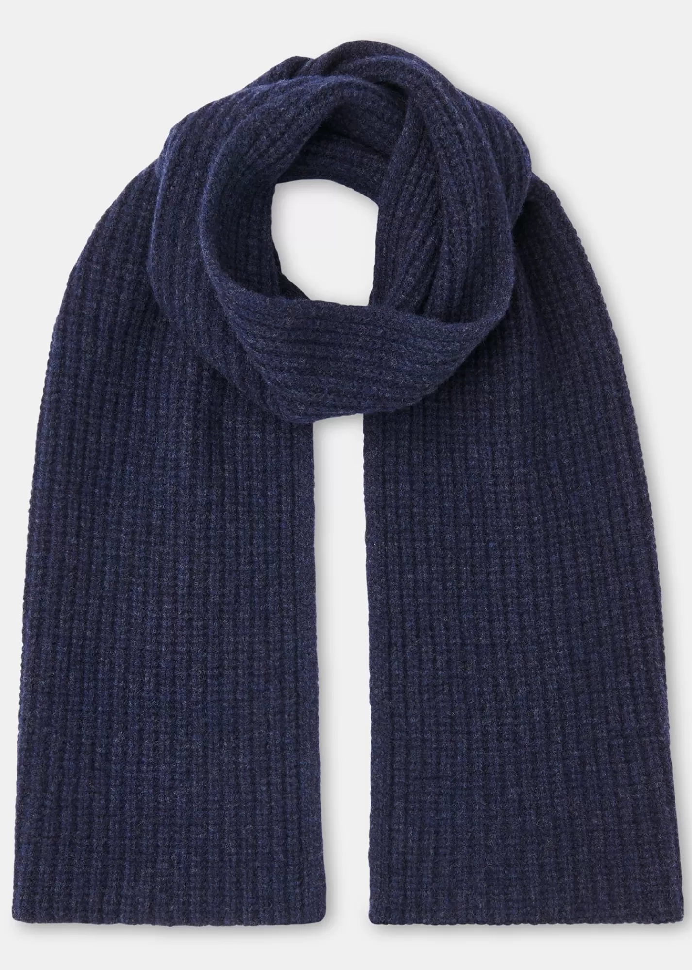 Whistles Hats, Gloves & Scarves*Lambswool Scarf Navy