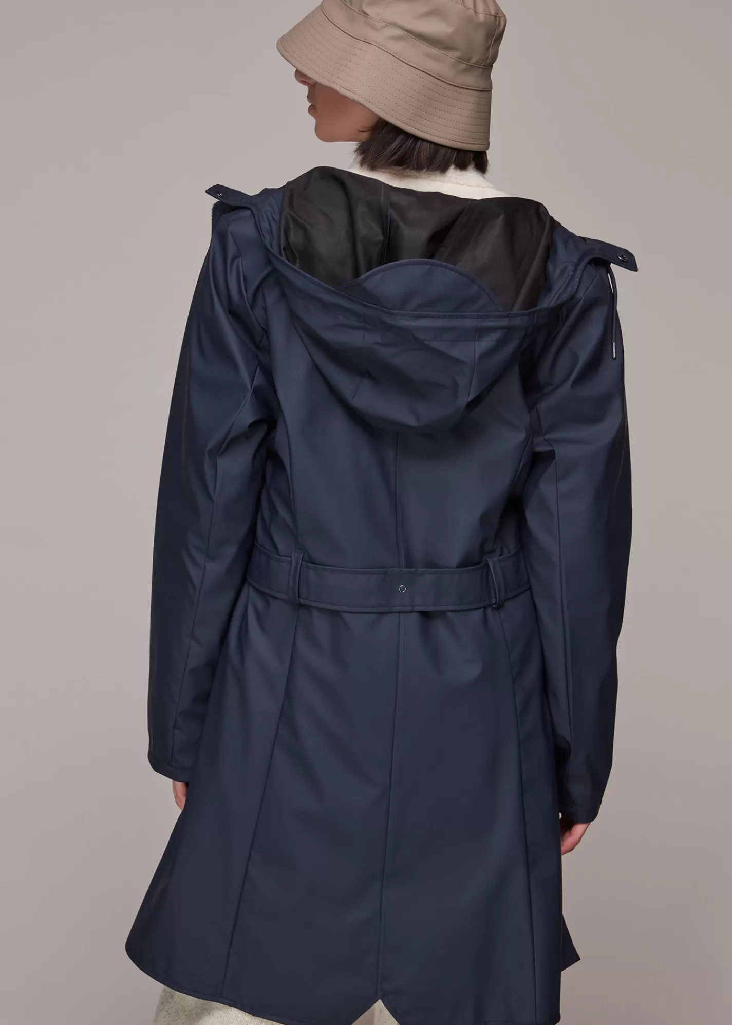 Whistles Coats & Jackets*Rains Curve Jacket Navy