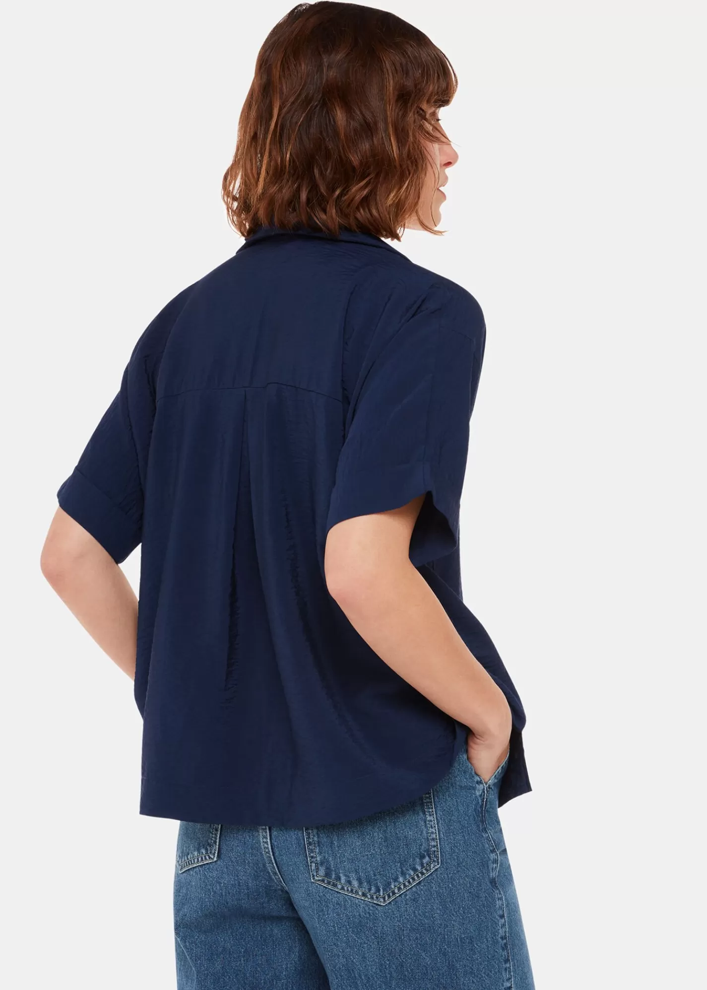 Whistles Shirts & Blouses | Tops*Sasha Relaxed Shirt Navy