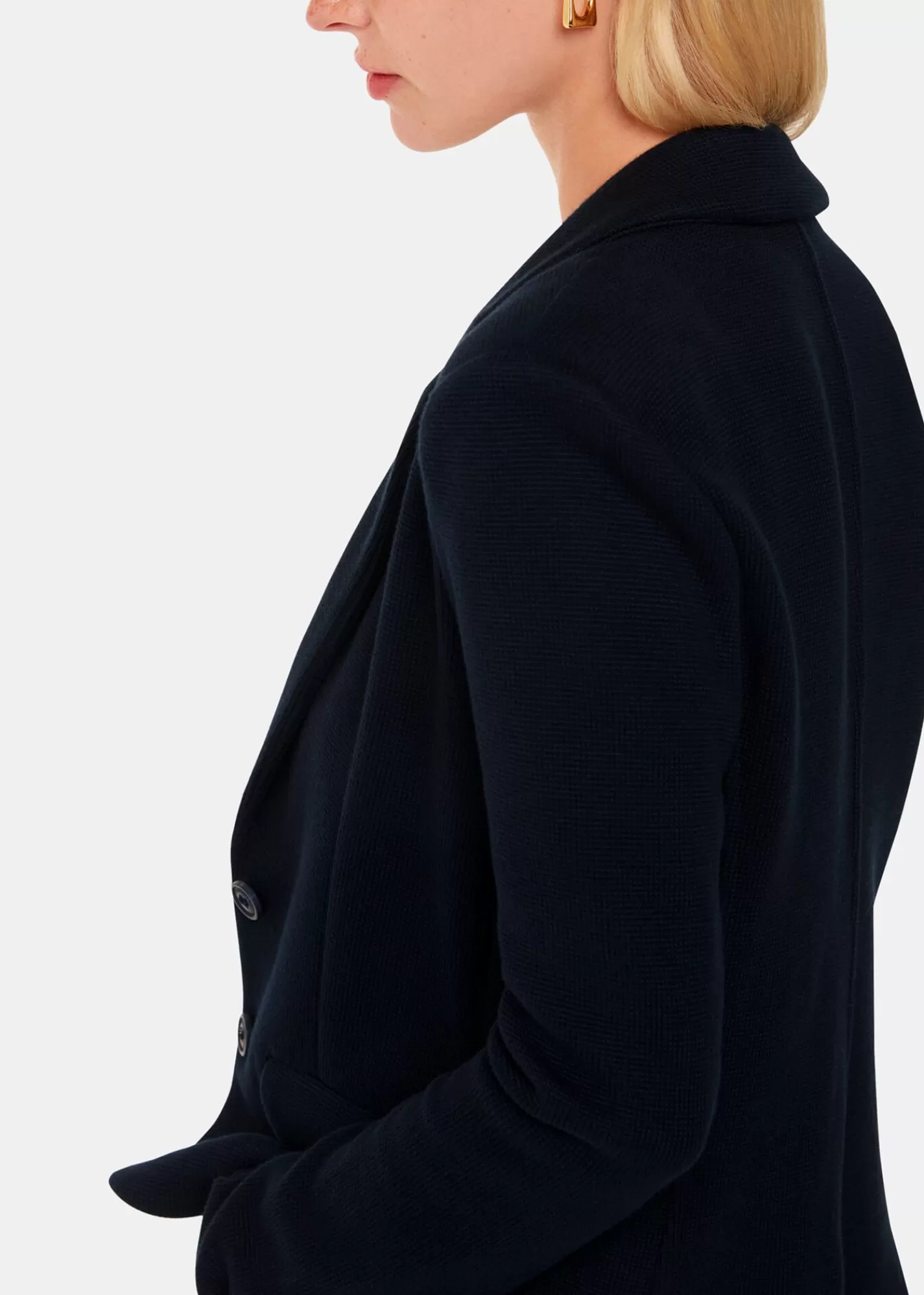 Whistles Tailoring | Coats & Jackets*Slim Jersey Jacket Navy