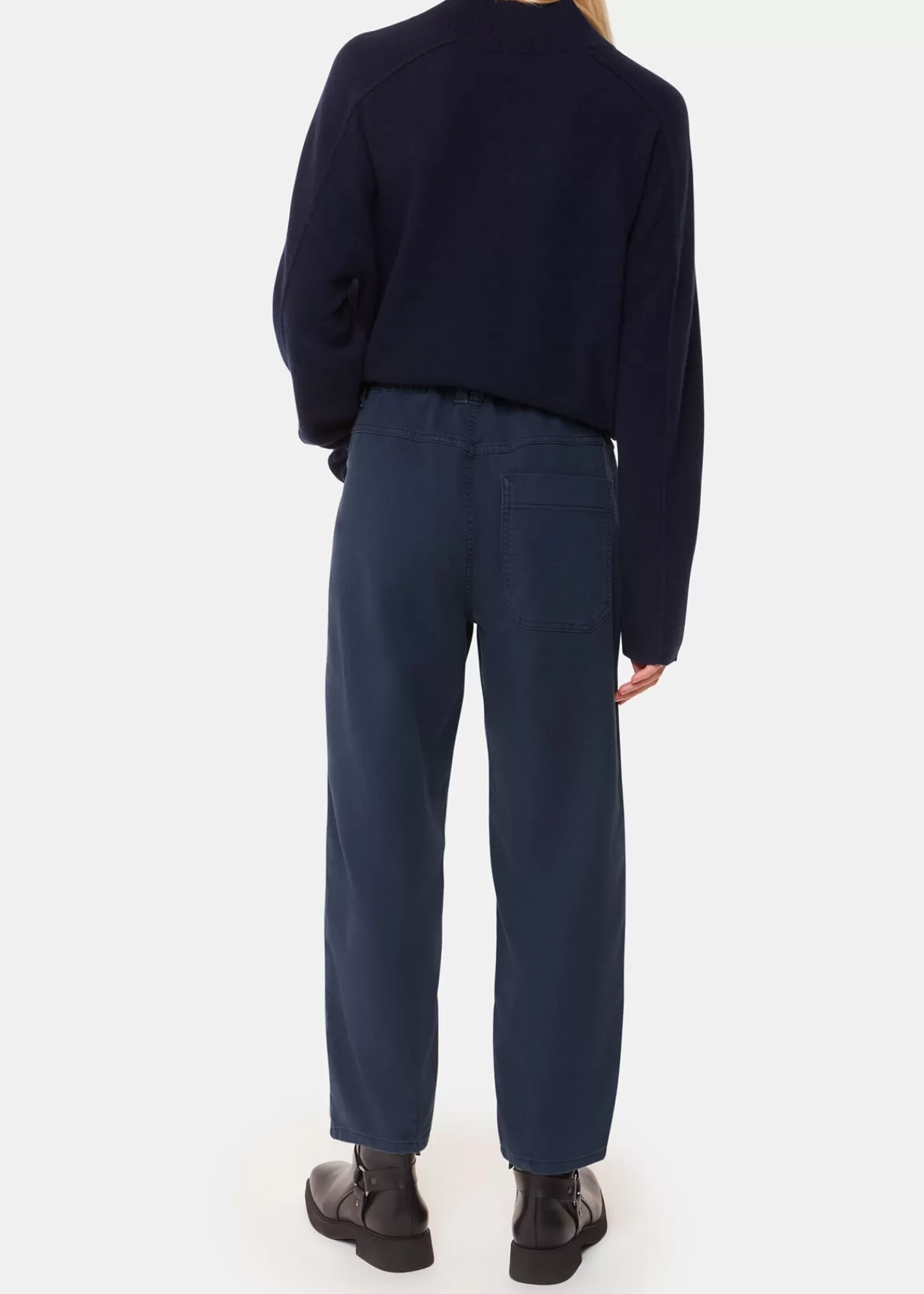 Whistles Trousers*Tessa Casual Trouser Navy