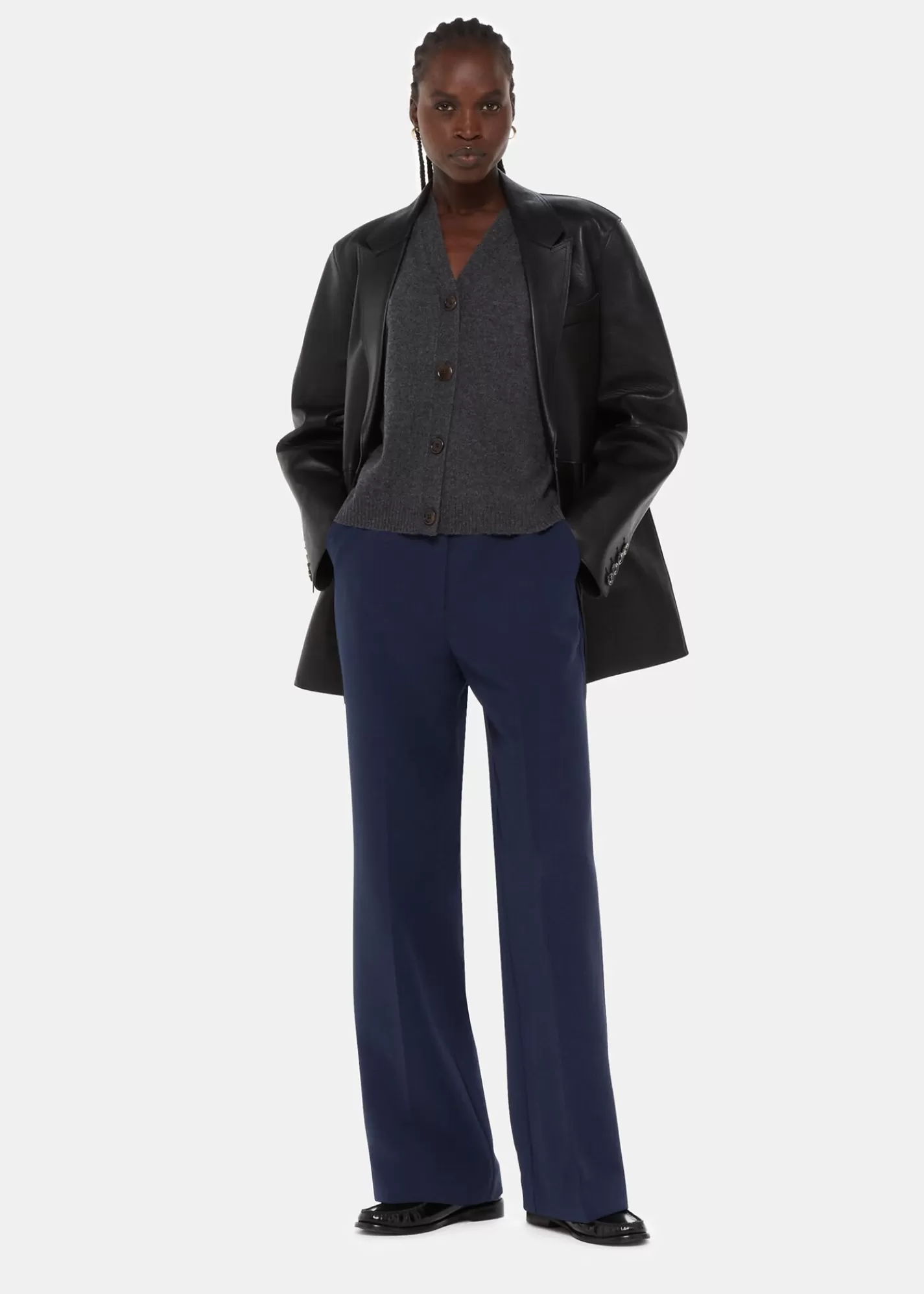 Whistles Tailoring*Ultimate Full Length Trouser Navy