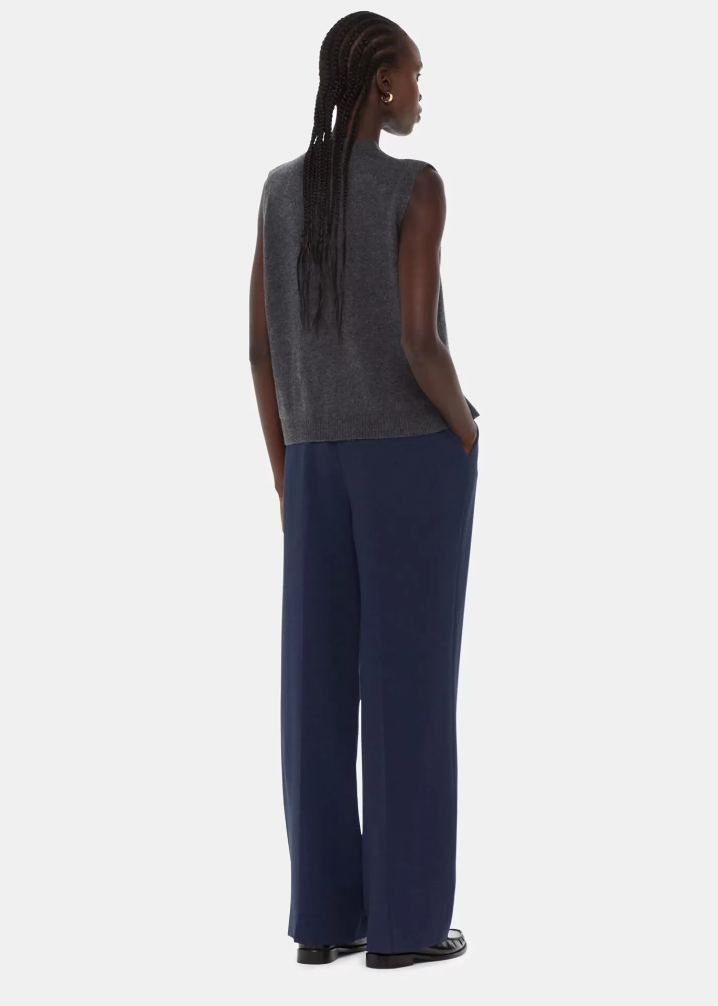 Whistles Tailoring*Ultimate Full Length Trouser Navy