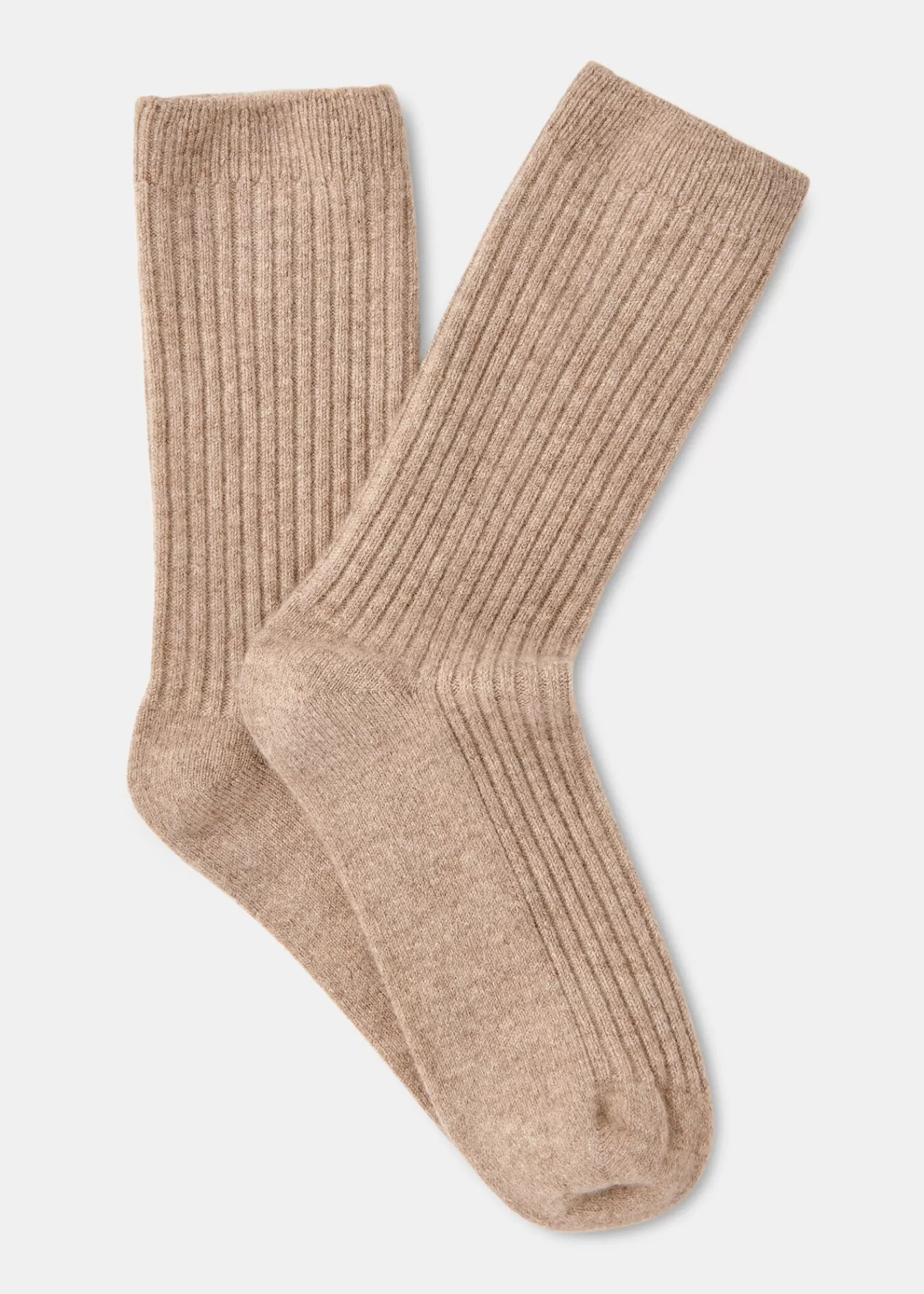 Whistles Socks & Tights*Cashmere Ribbed Socks Neutral