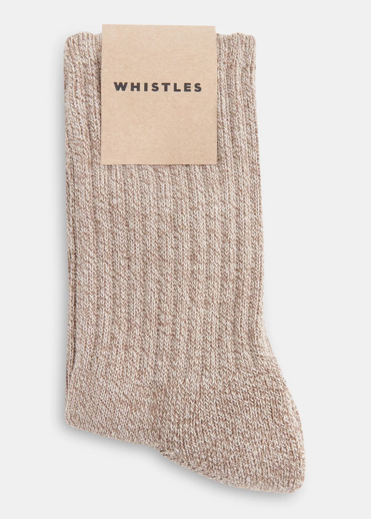 Whistles Socks & Tights*Chunky Marl Socks Neutral