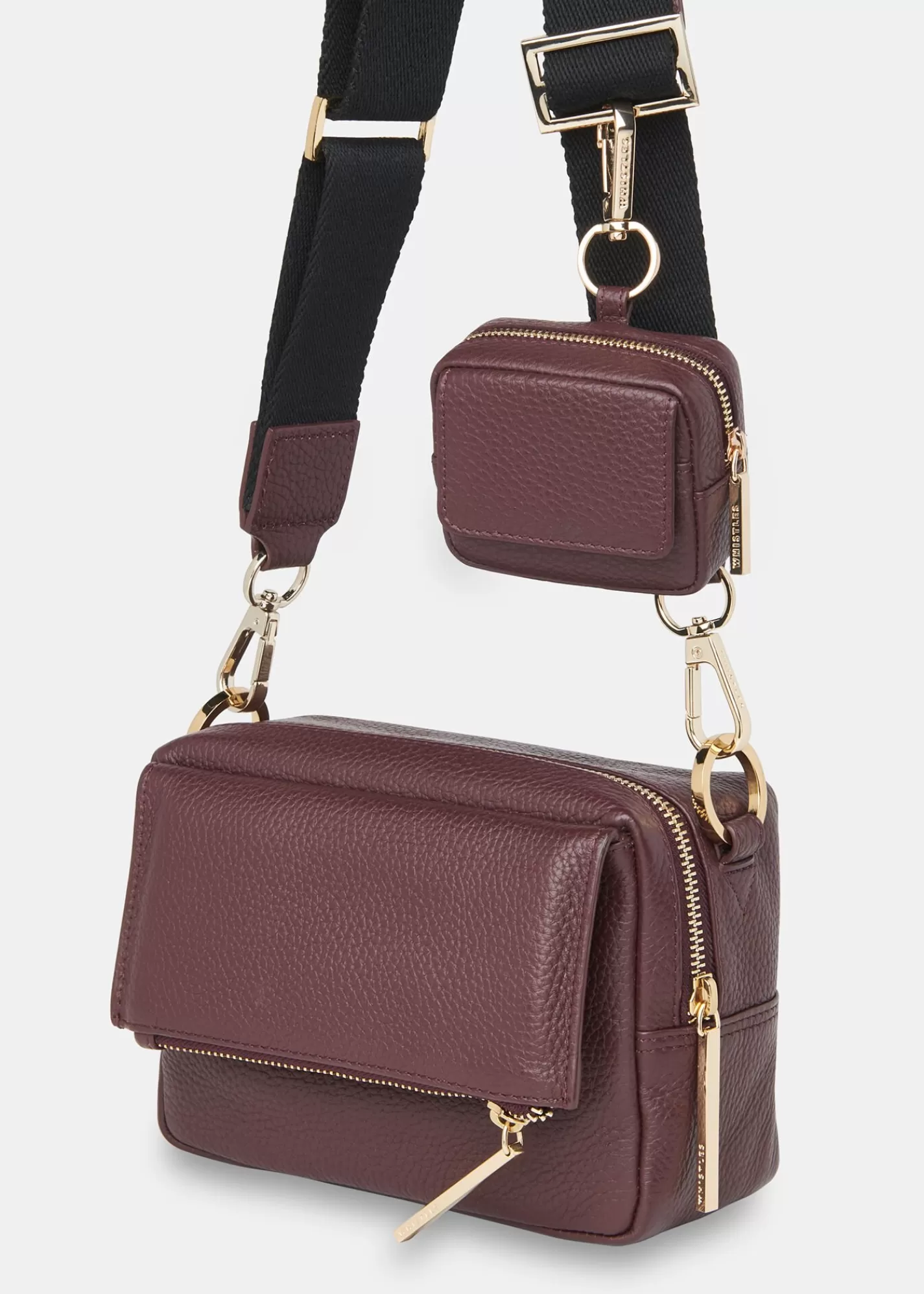 Whistles Bibi Bags*Bibi Keyring Plum