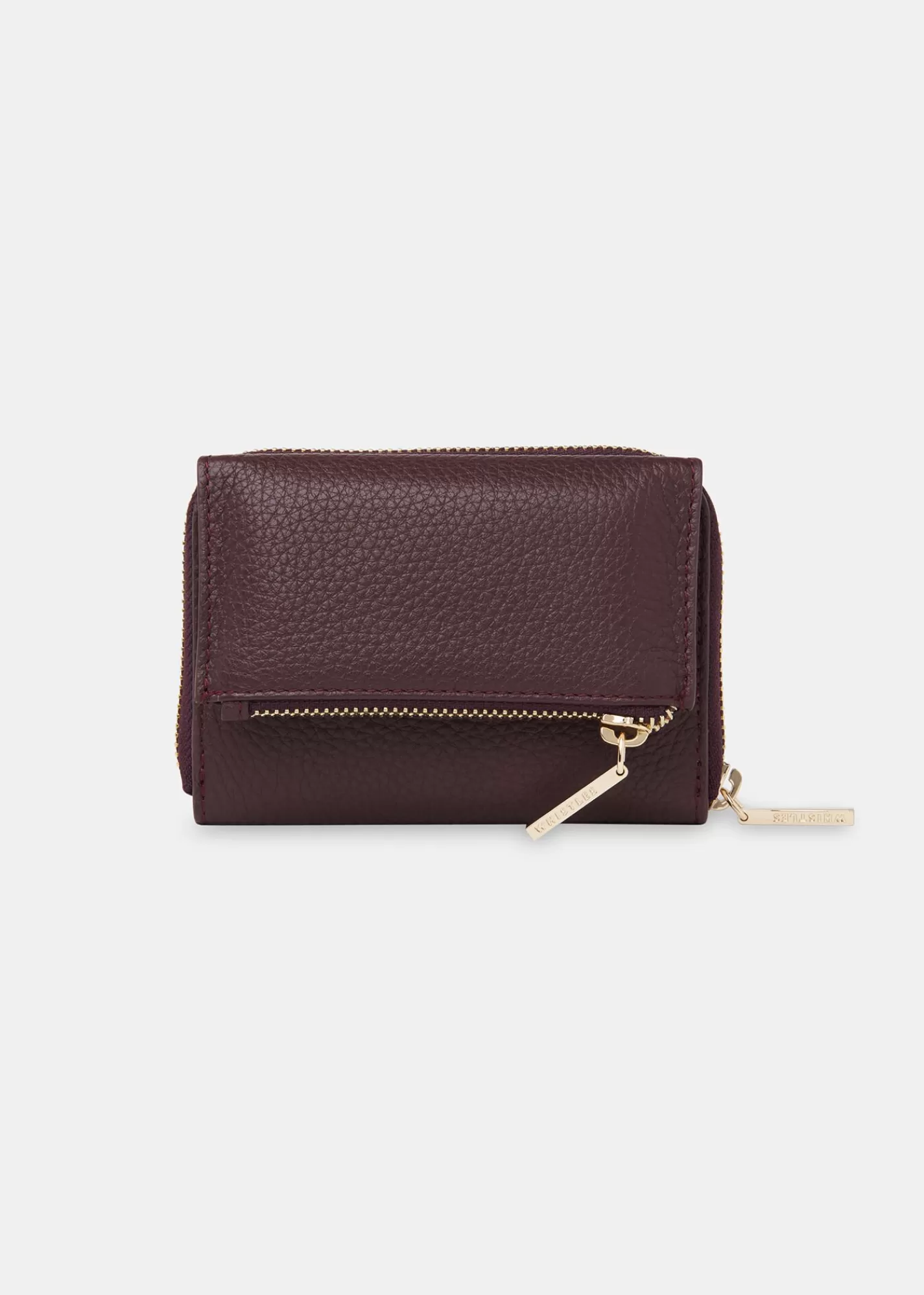 Whistles Wallets & Cardholders*Bibi Zip Purse Plum