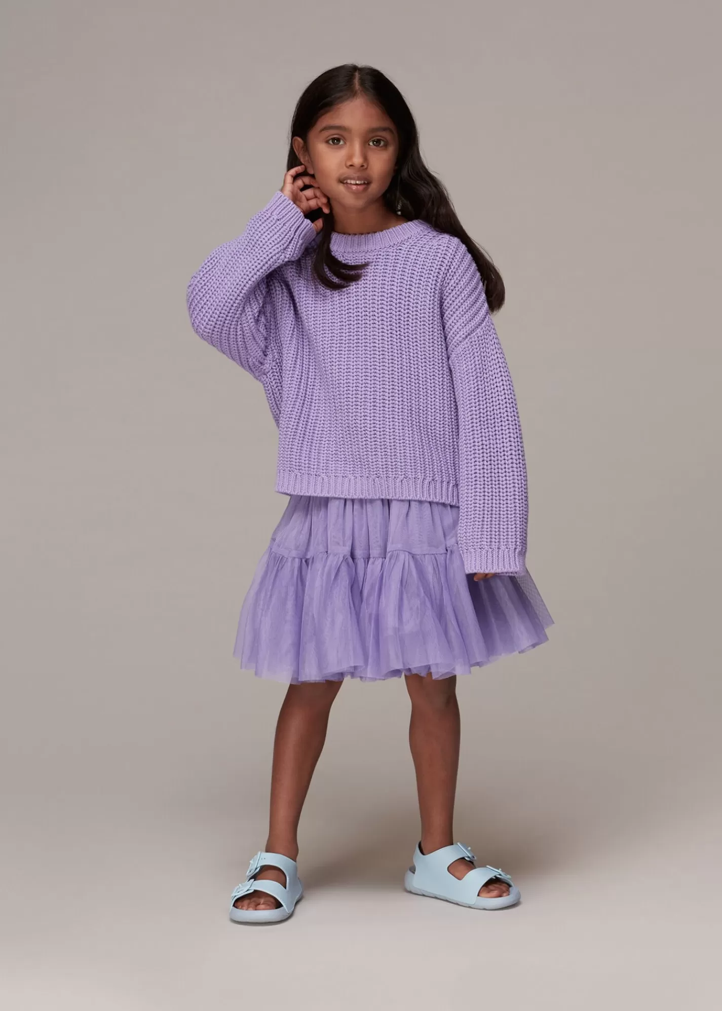 Whistles Bottoms*Izzy Tulle Skirt Purple