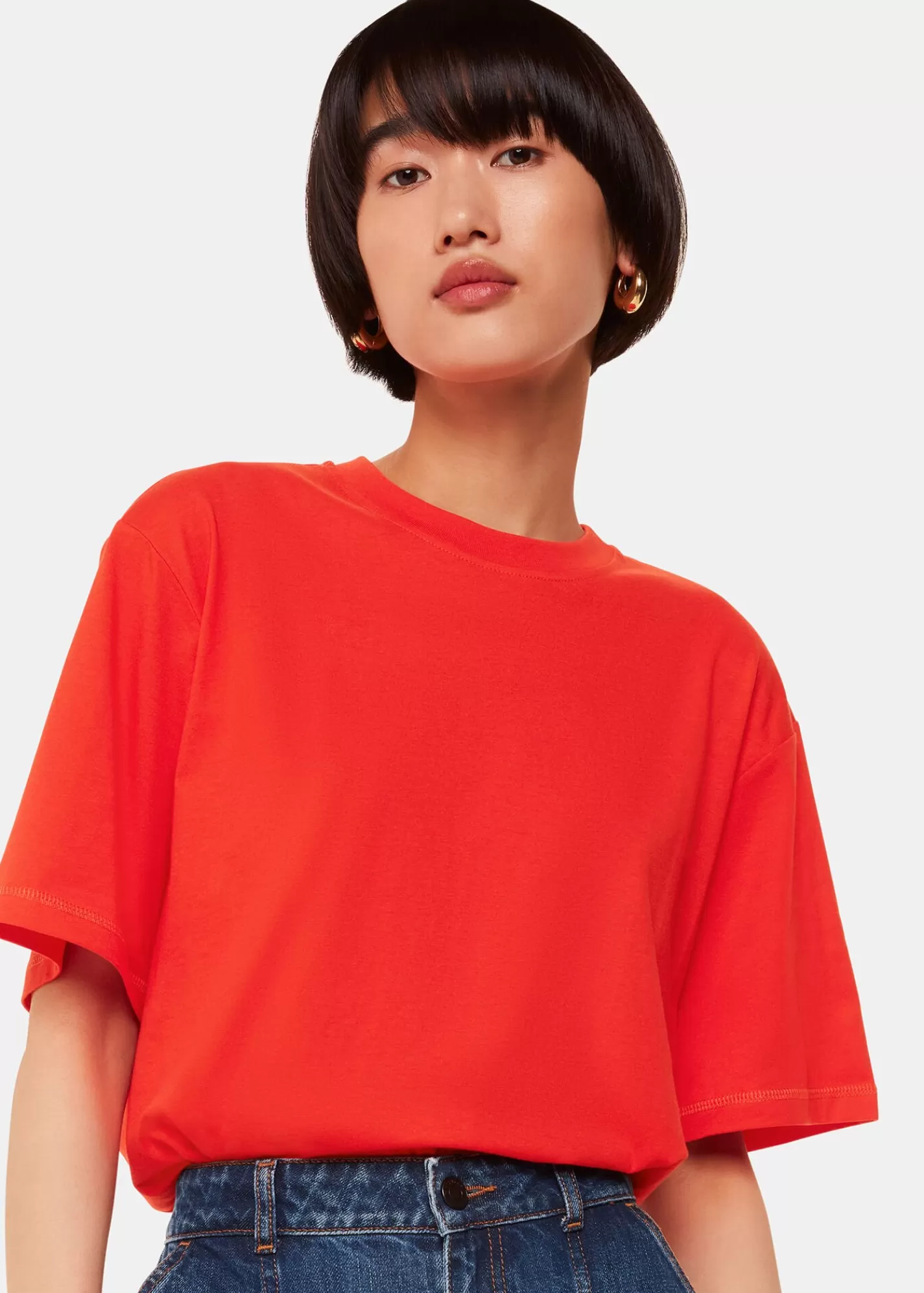 Whistles T-Shirts | Tops*Relaxed Tee Red