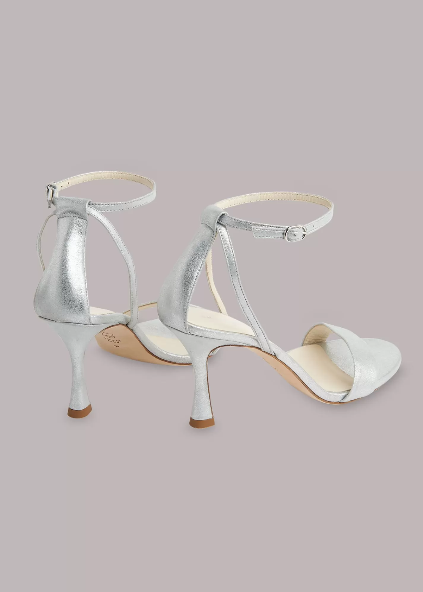 Whistles Heels*Allie Wedding Sandal Silver