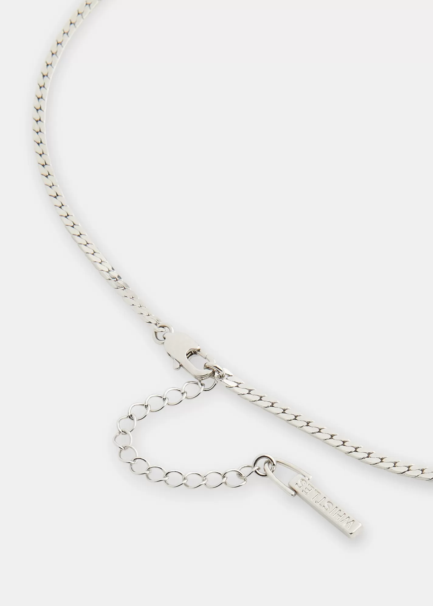 Whistles Jewellery*Classic Snake Chain Necklace Silver