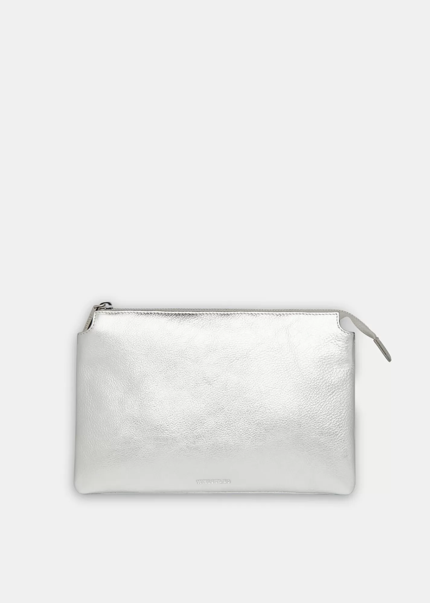 Whistles Small Bags & Clutches*Elita Double Pouch Clutch Silver