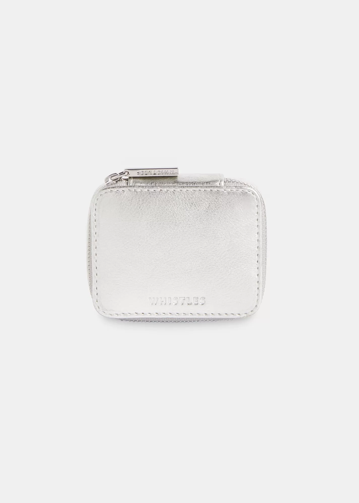 Whistles Jewellery | Leather*Lotta Mini Jewellery Box Silver