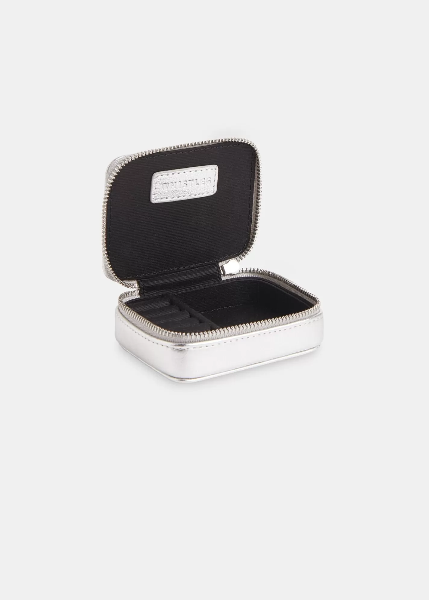 Whistles Jewellery | Leather*Lotta Mini Jewellery Box Silver