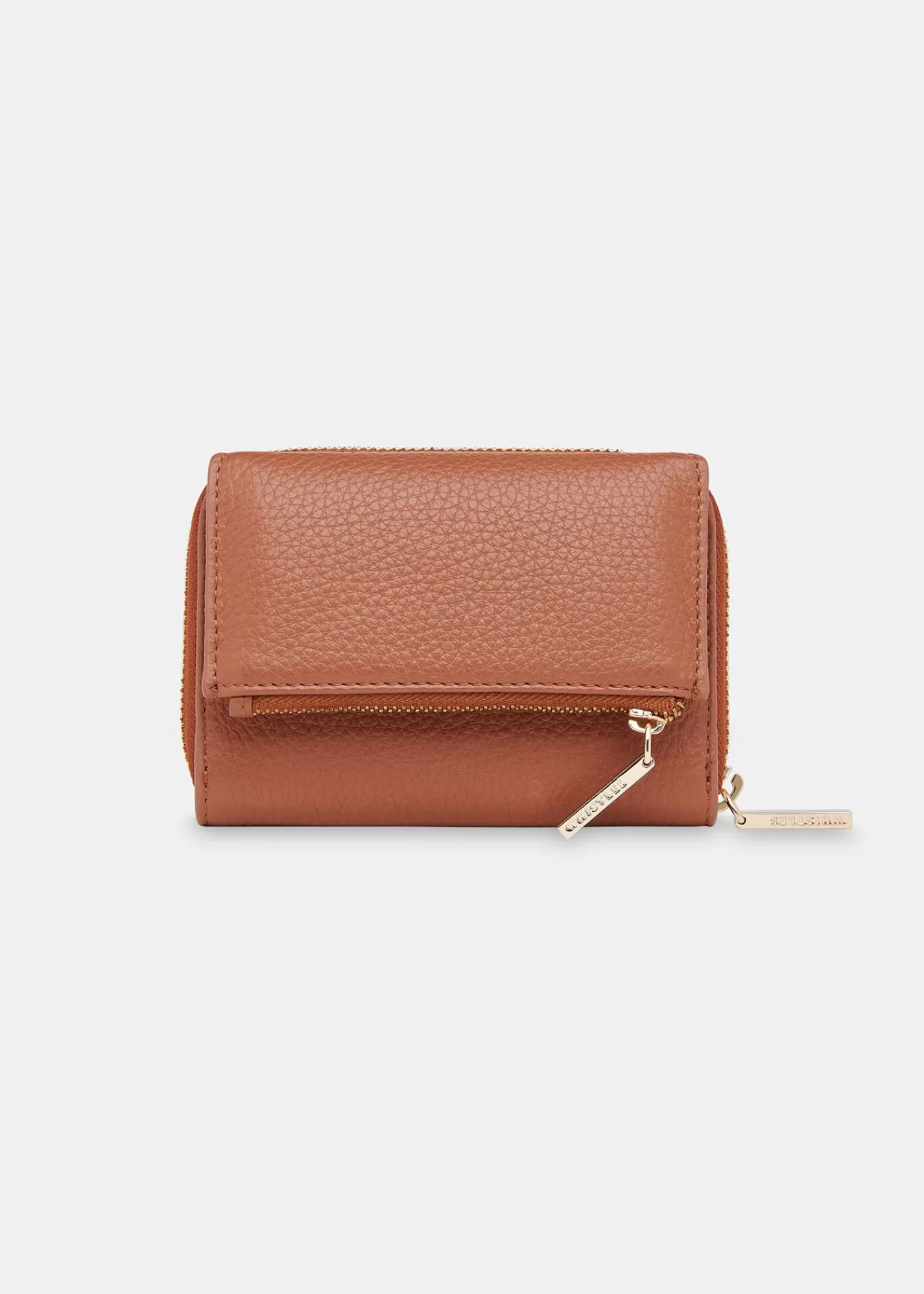 Whistles Wallets & Cardholders | Leather*Bibi Zip Purse Tan