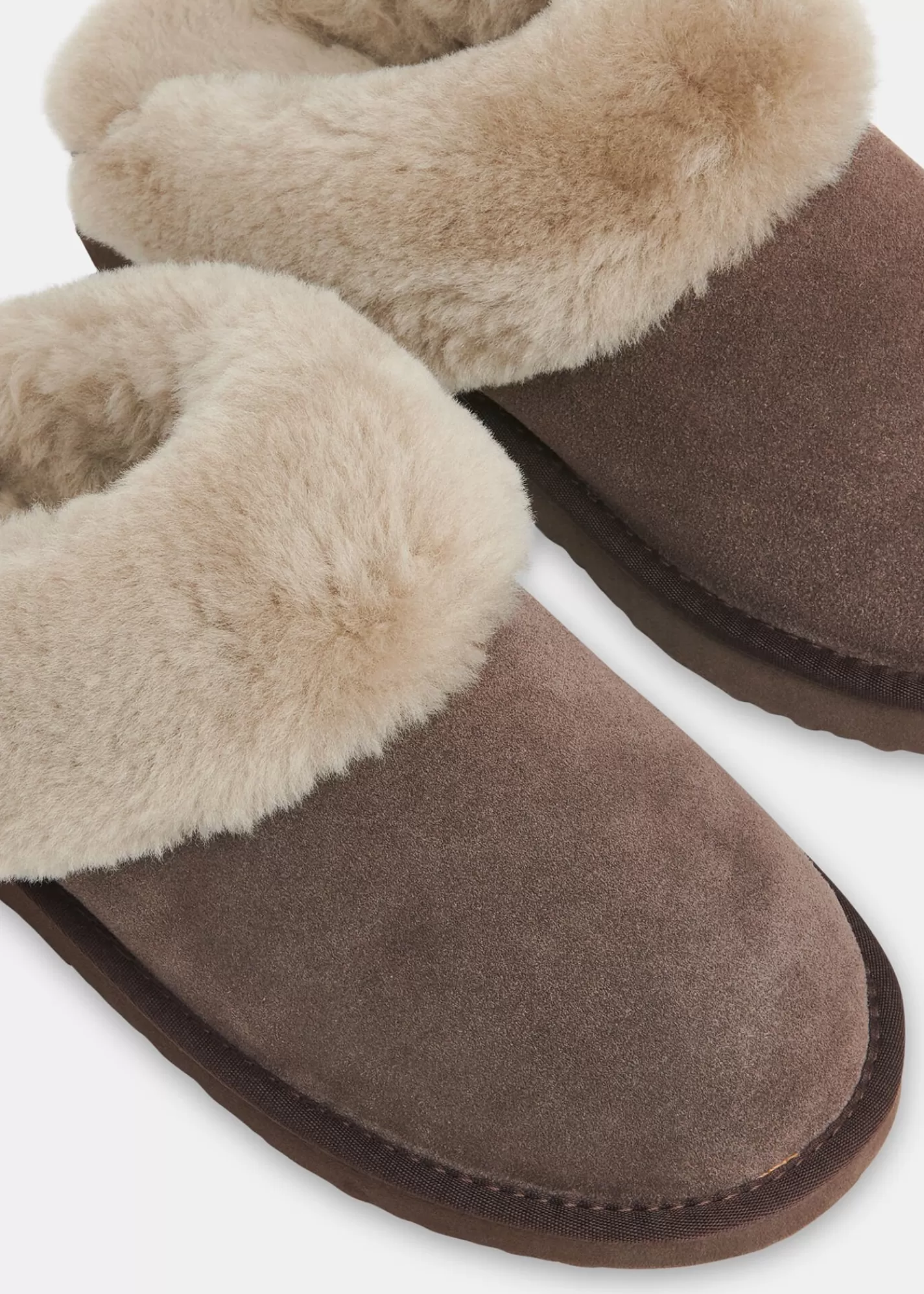 Whistles Slippers*Emilia Cuff Slipper Taupe